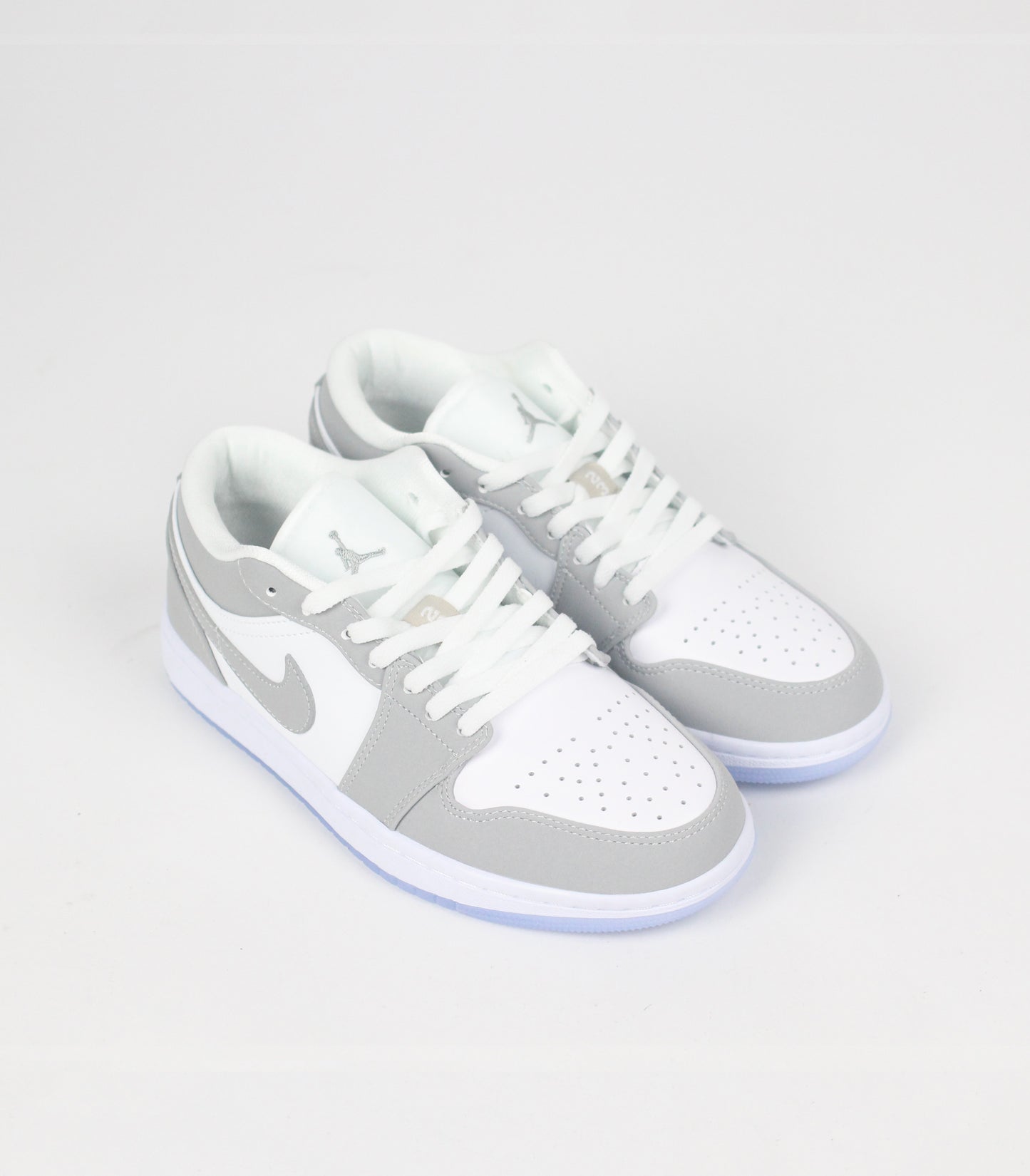 Кроссовки Air Jordan 1 Low White Wolf Grey - Premium+