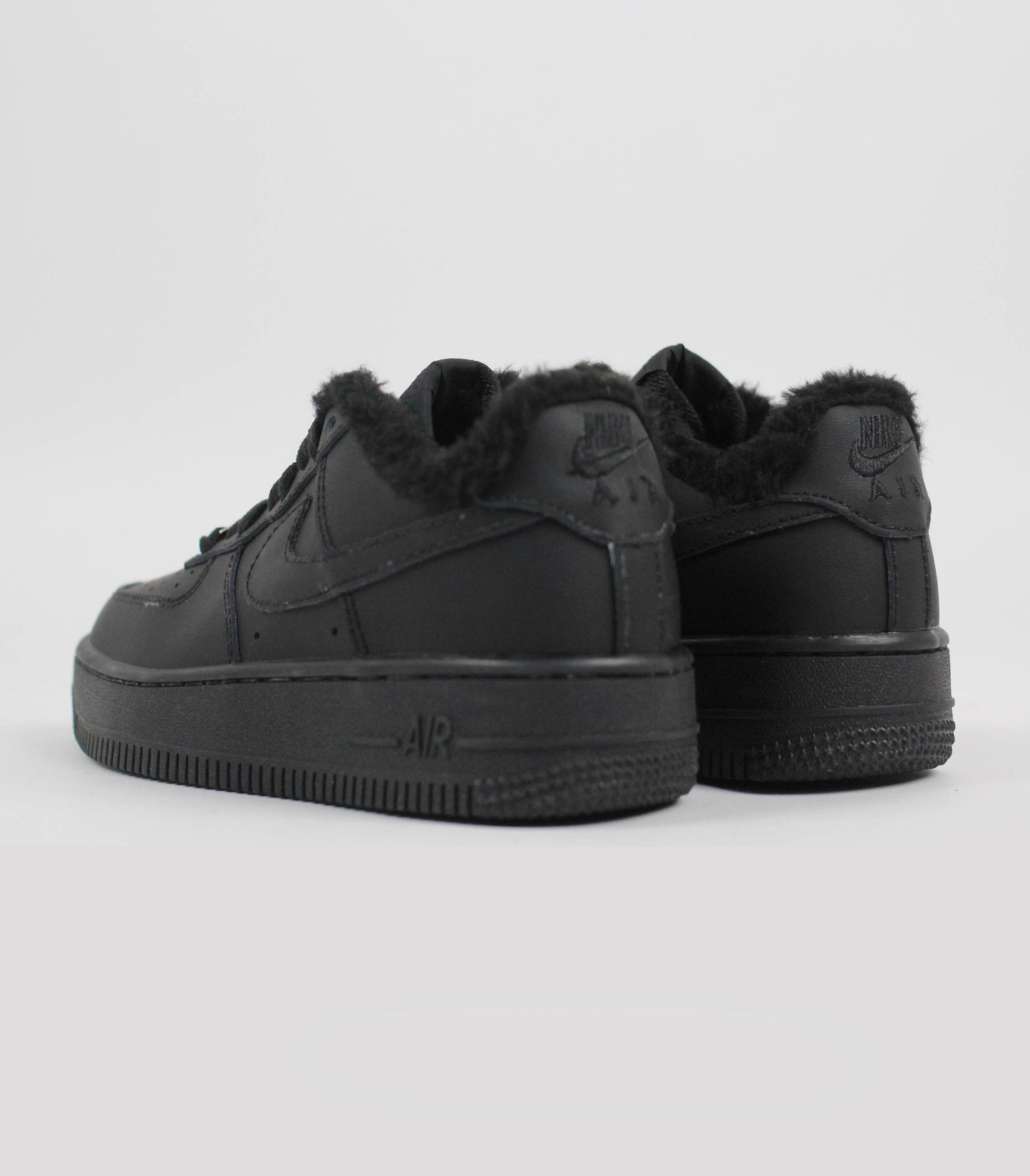 Кроссовки Air Force Low Winter Total Black - Spec