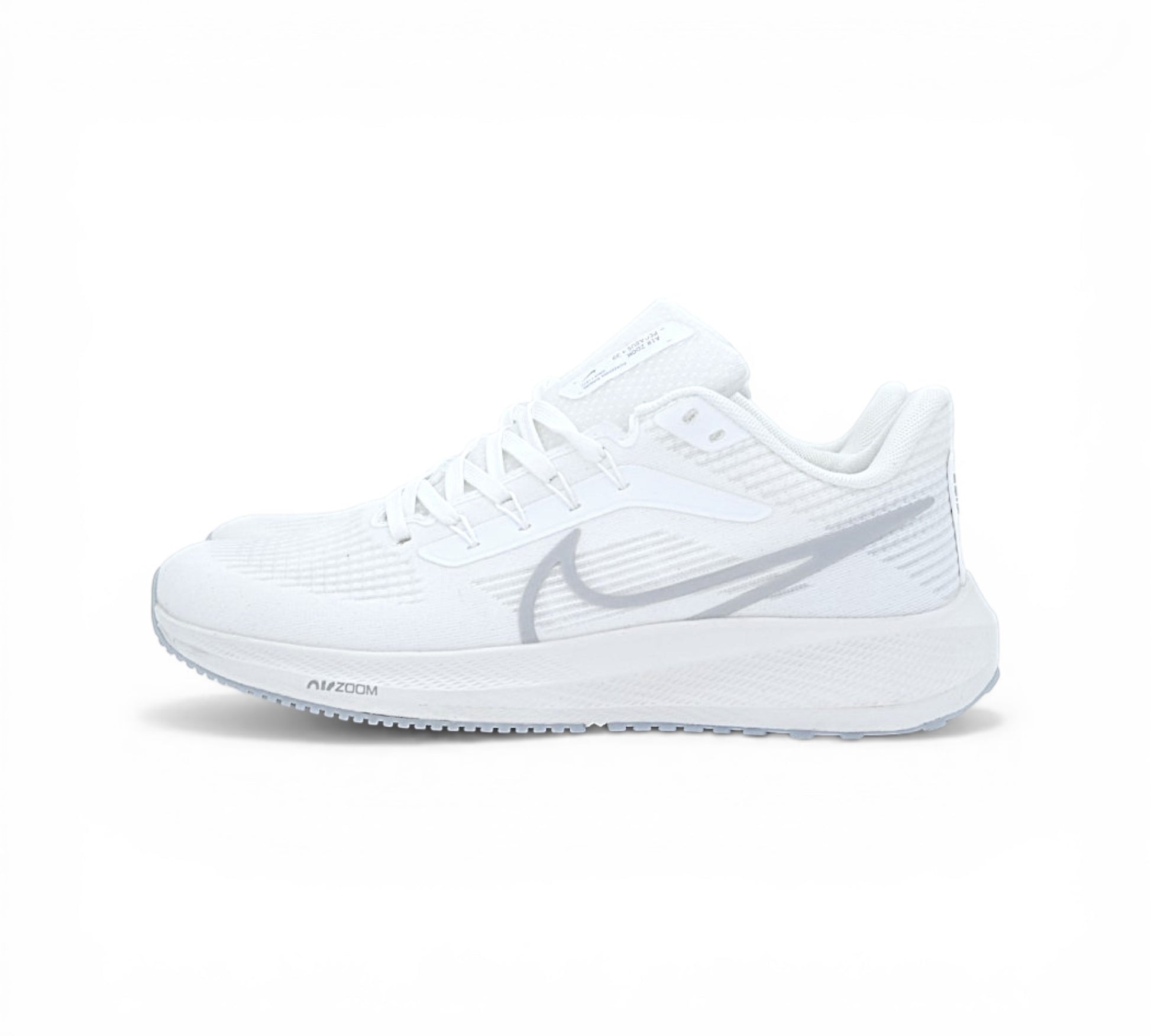 Белые кроссовки Nike Air Zoom Pegasus, вид сбоку