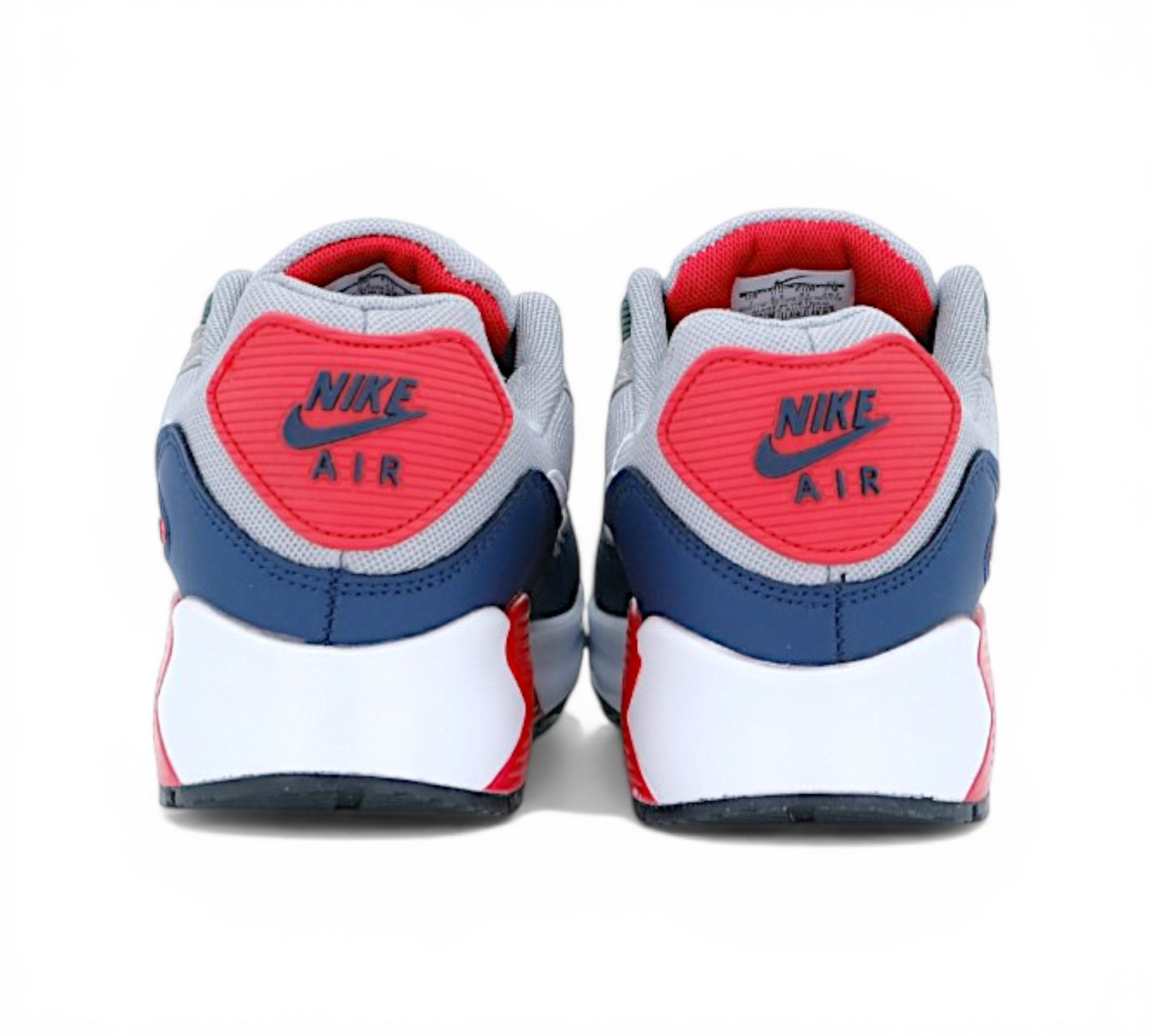 Кроссовки Nike Air Max 90, серые, вид сбоку