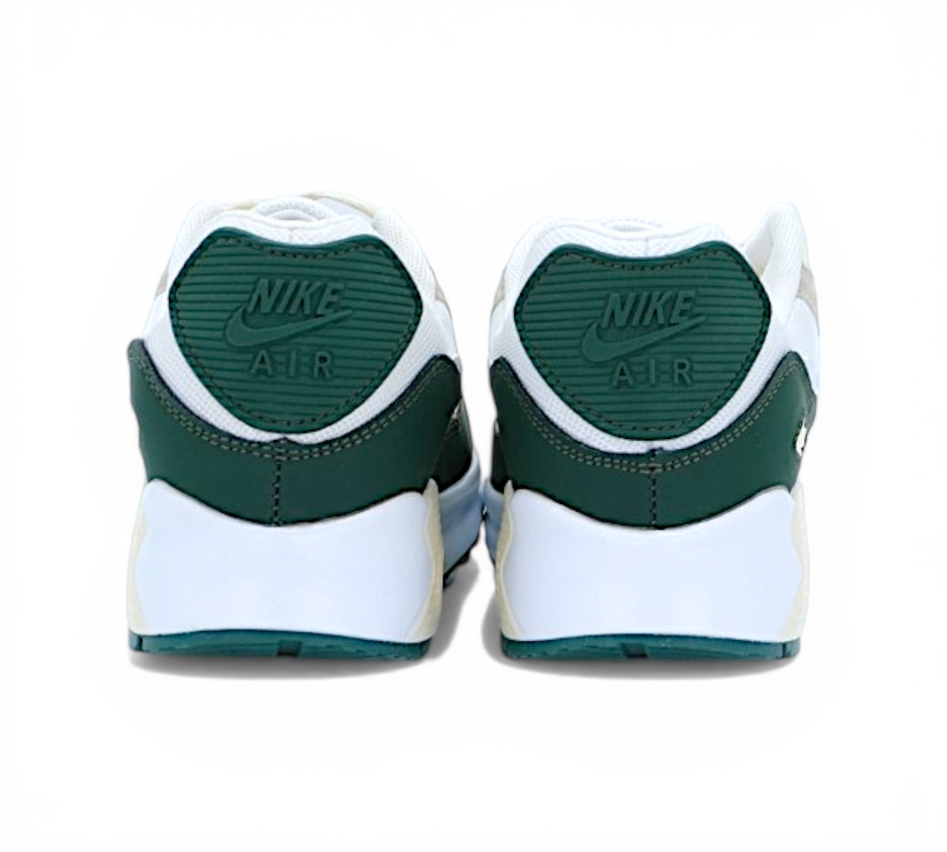 Кроссовки Nike Air Max 90, зеленые, вид сбоку