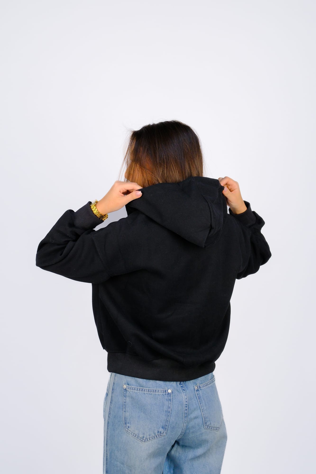 Худи на молнии — Чёрный