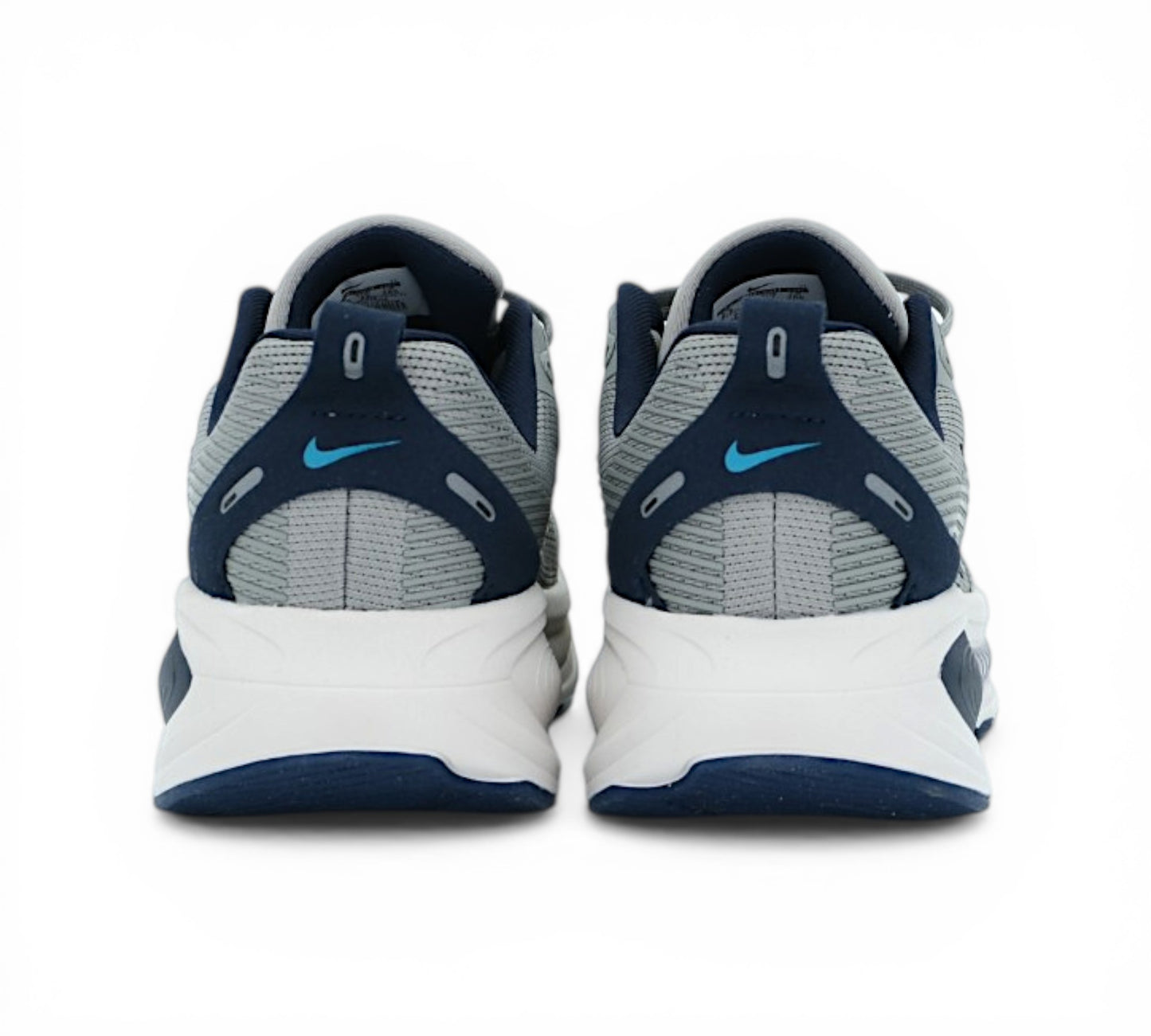 Кроссовки Nike ZoomX Invincible Run 3 серые с тёмно-синим, вид сбоку