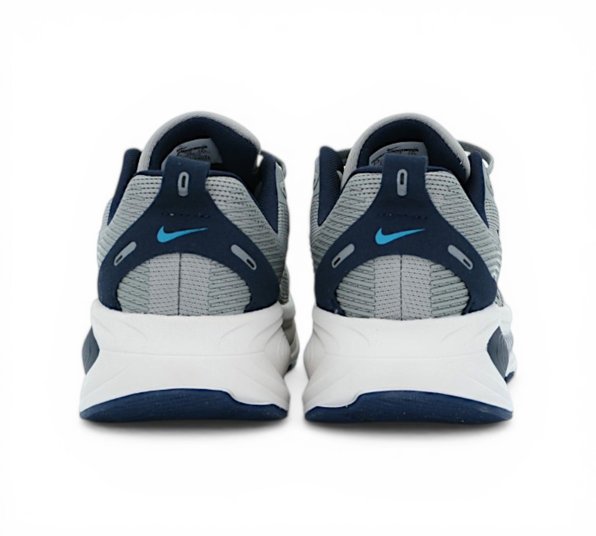 Кроссовки Nike ZoomX Invincible Run 3 серые с тёмно-синим, вид сбоку
