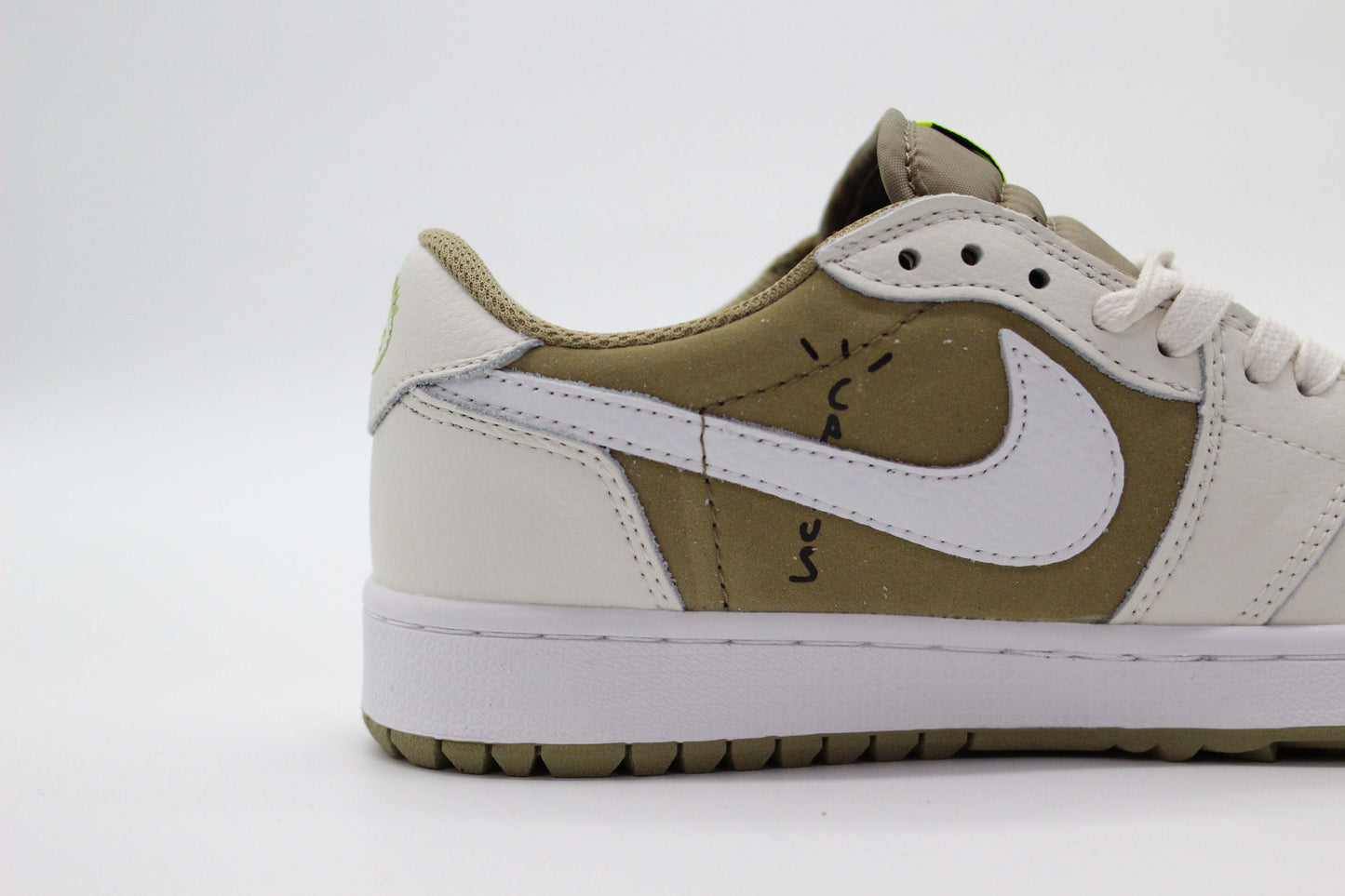 Nike x Travis Scott Air Jordan 1 Low Golf Dark Olive In