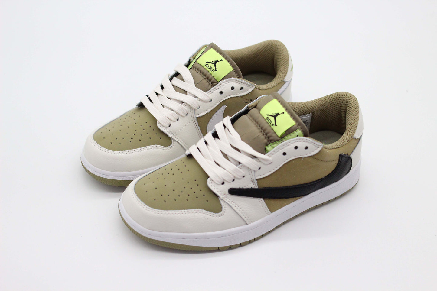 Nike x Travis Scott Air Jordan 1 Low Golf Dark Olive In