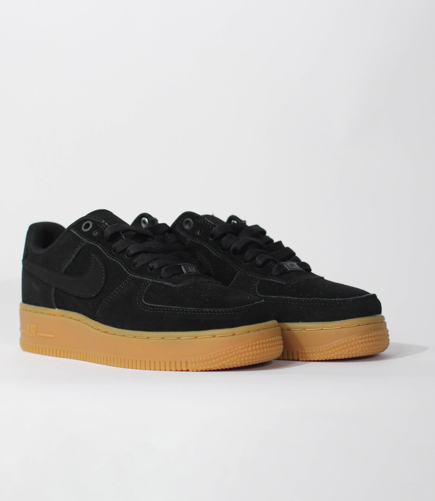 Кроссовки Air Force 1 Low Suede Pack Black - Luxe