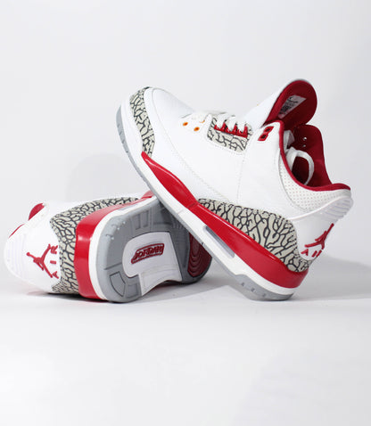 Кроссовки Air Jordan 3 Cardinal Red - Premium