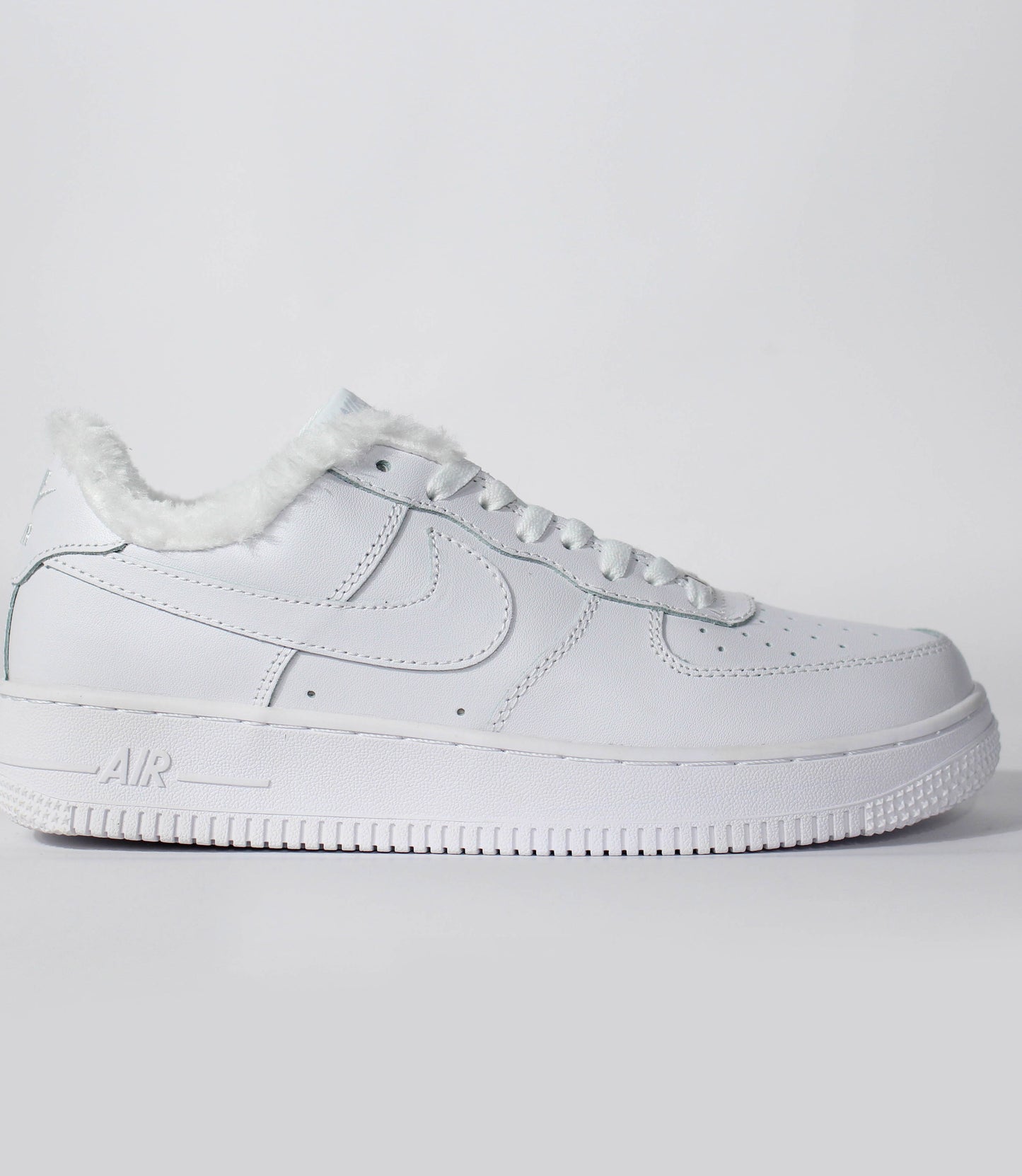 Кроссовки Air Force 1 Low White Fur - Luxe