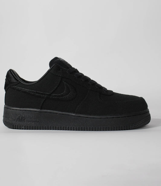 Кроссовки Air Force 1 x Stussy Black - Luxe