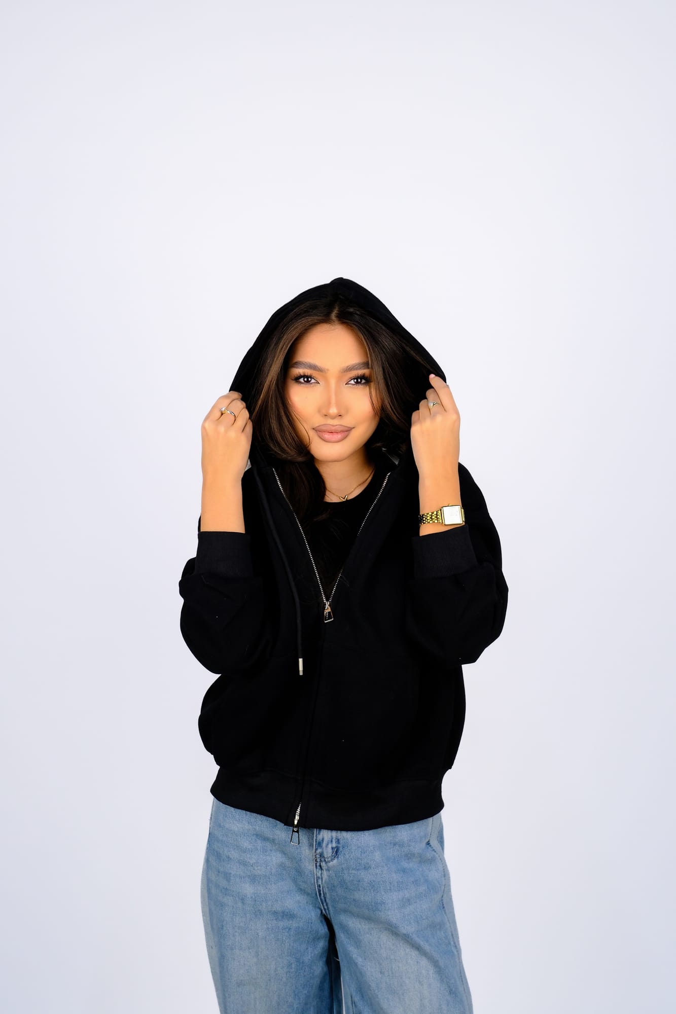 Худи на молнии — Чёрный