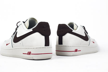 Кроссовки Nike Air Force 1 Low, Premium White Brown In