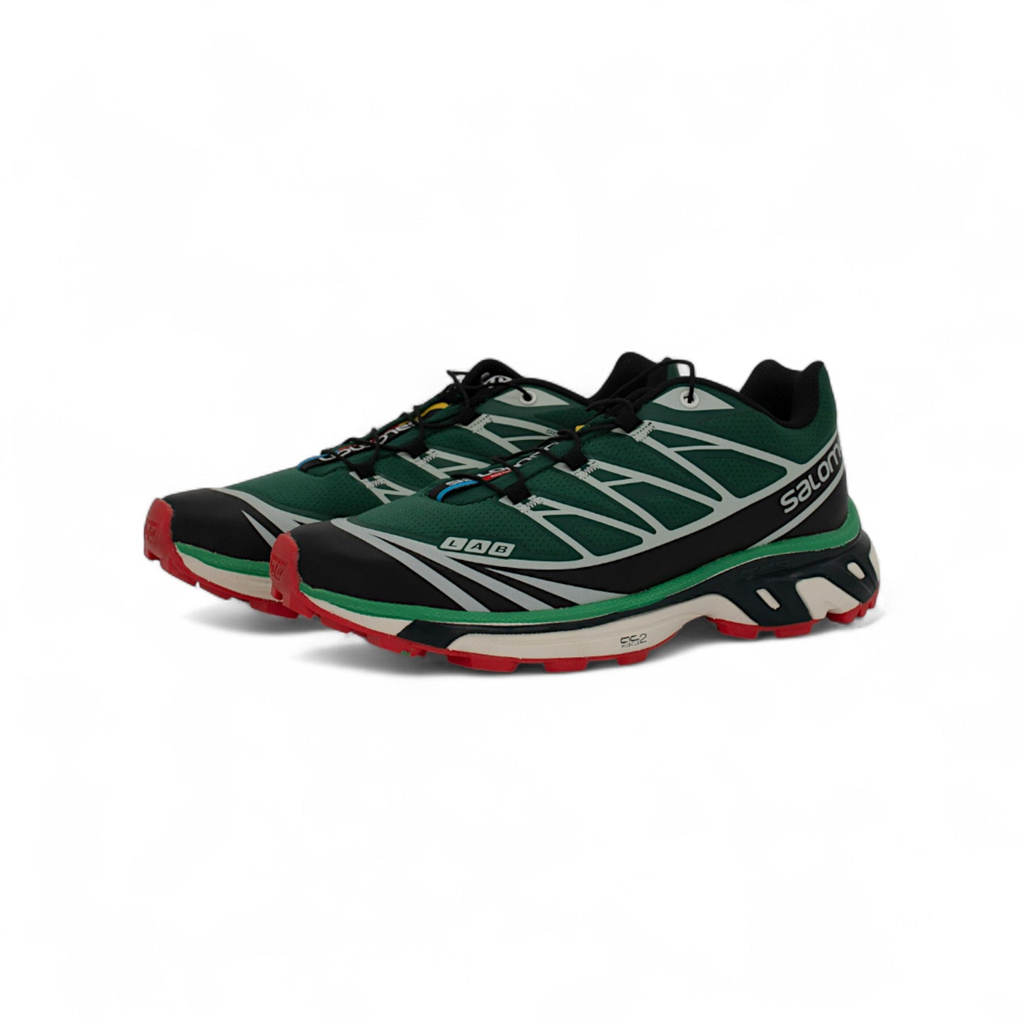 Кроссовки Salomon XT-Wings 2 Advanced, зеленые, вид сбоку