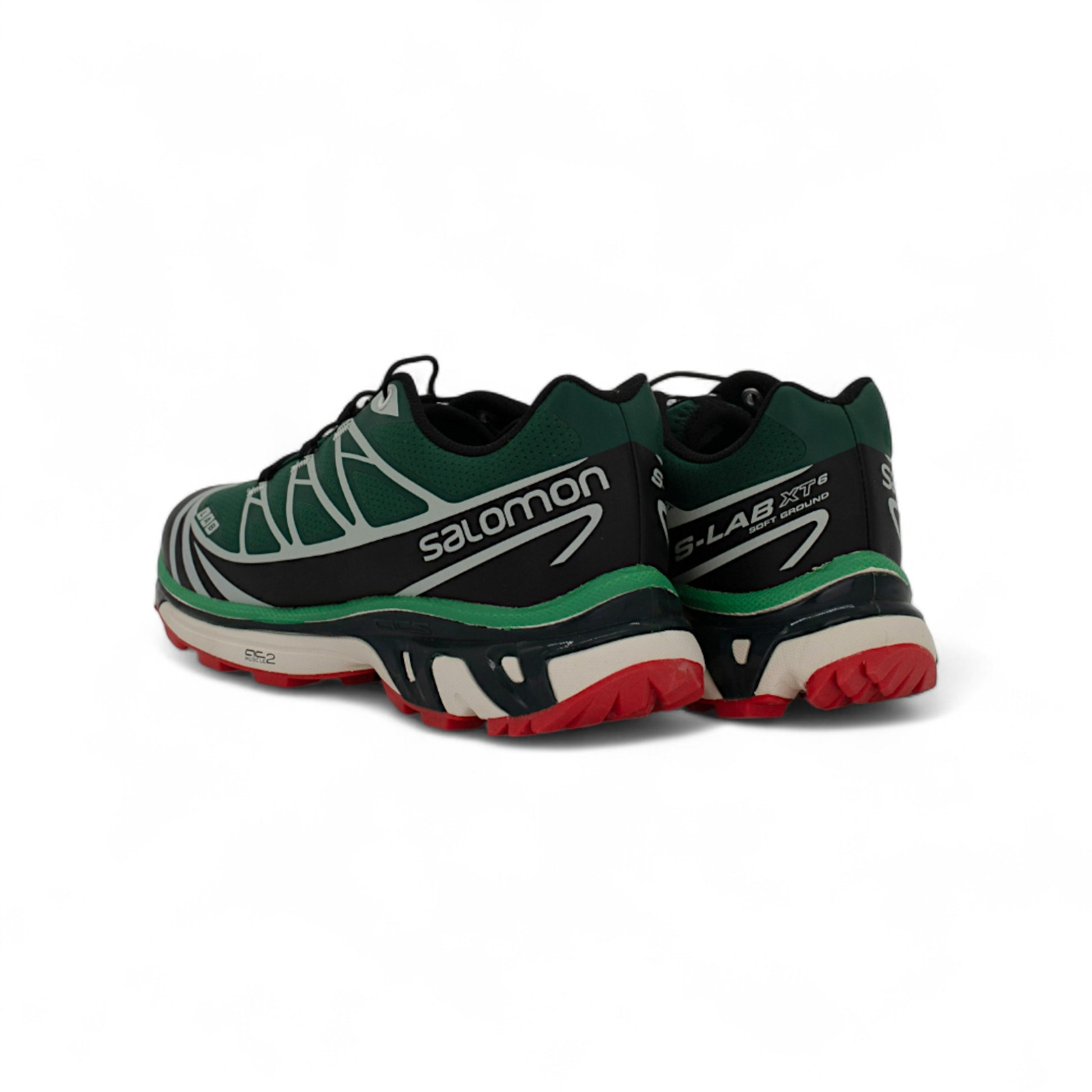 Кроссовки Salomon XT-Wings 2 Advanced, зеленые, вид сбоку