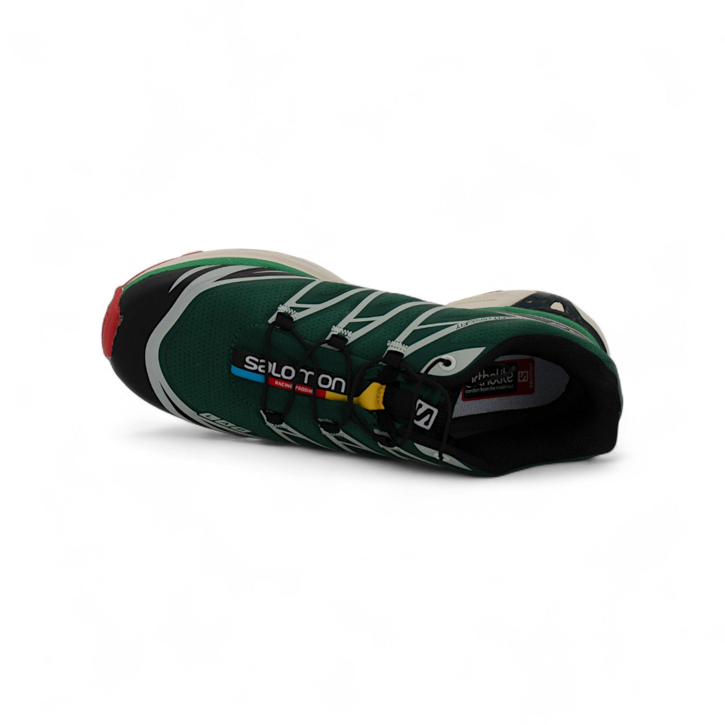 Кроссовки Salomon XT-Wings 2 Advanced, зеленые, вид сбоку