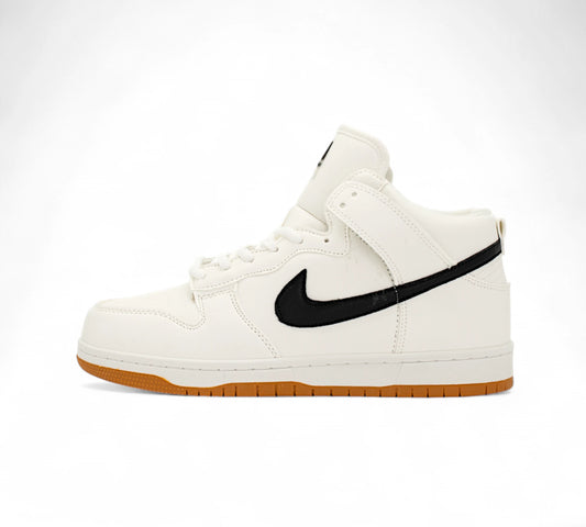 Nike Dunk Mid Classic FUR – White/Black Contrast Edition Z