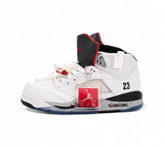 Air Jordan 5 Retro “Cement” – White/Grey Z