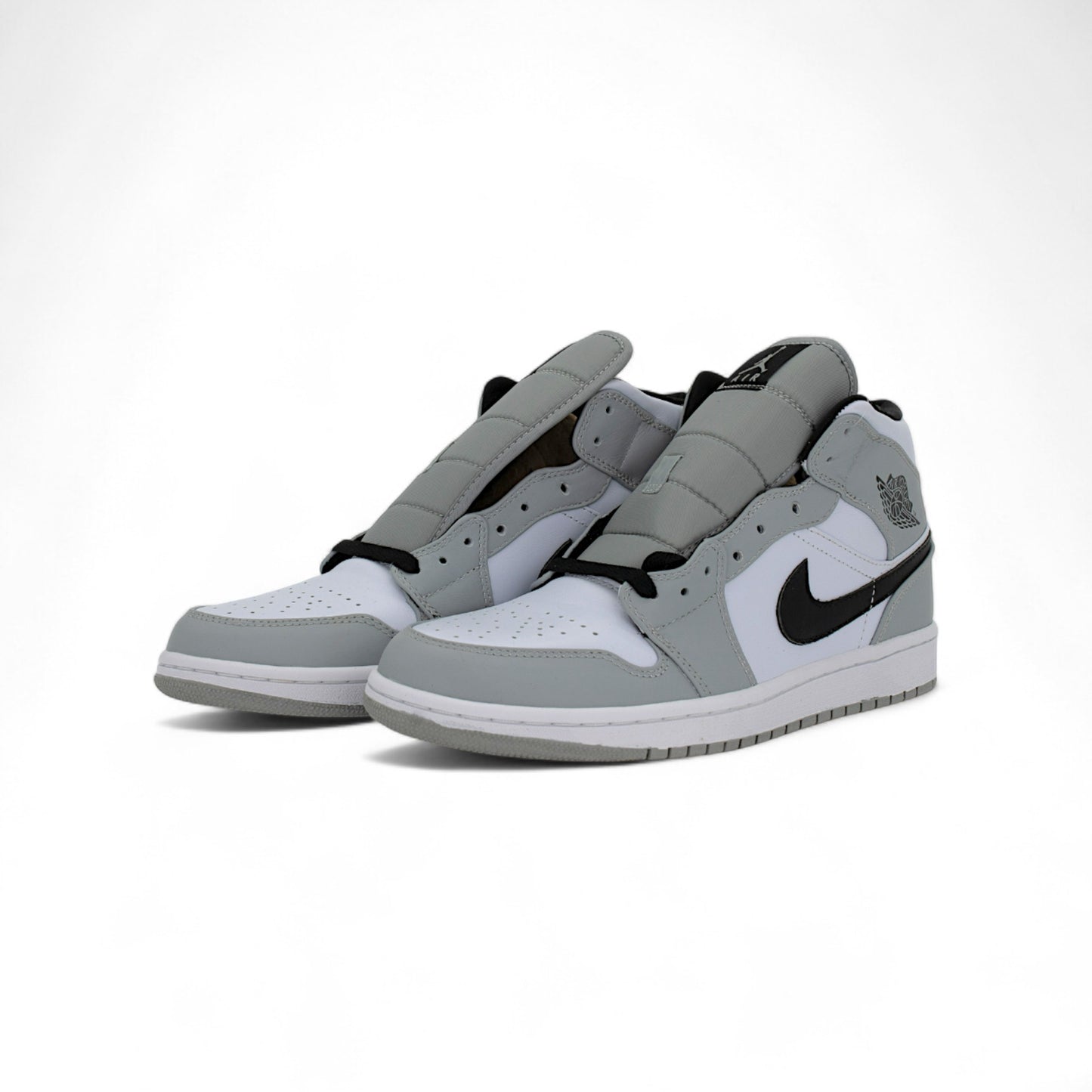 Air Jordan 1 Mid “Grey/White/Black – Shadowline” Z