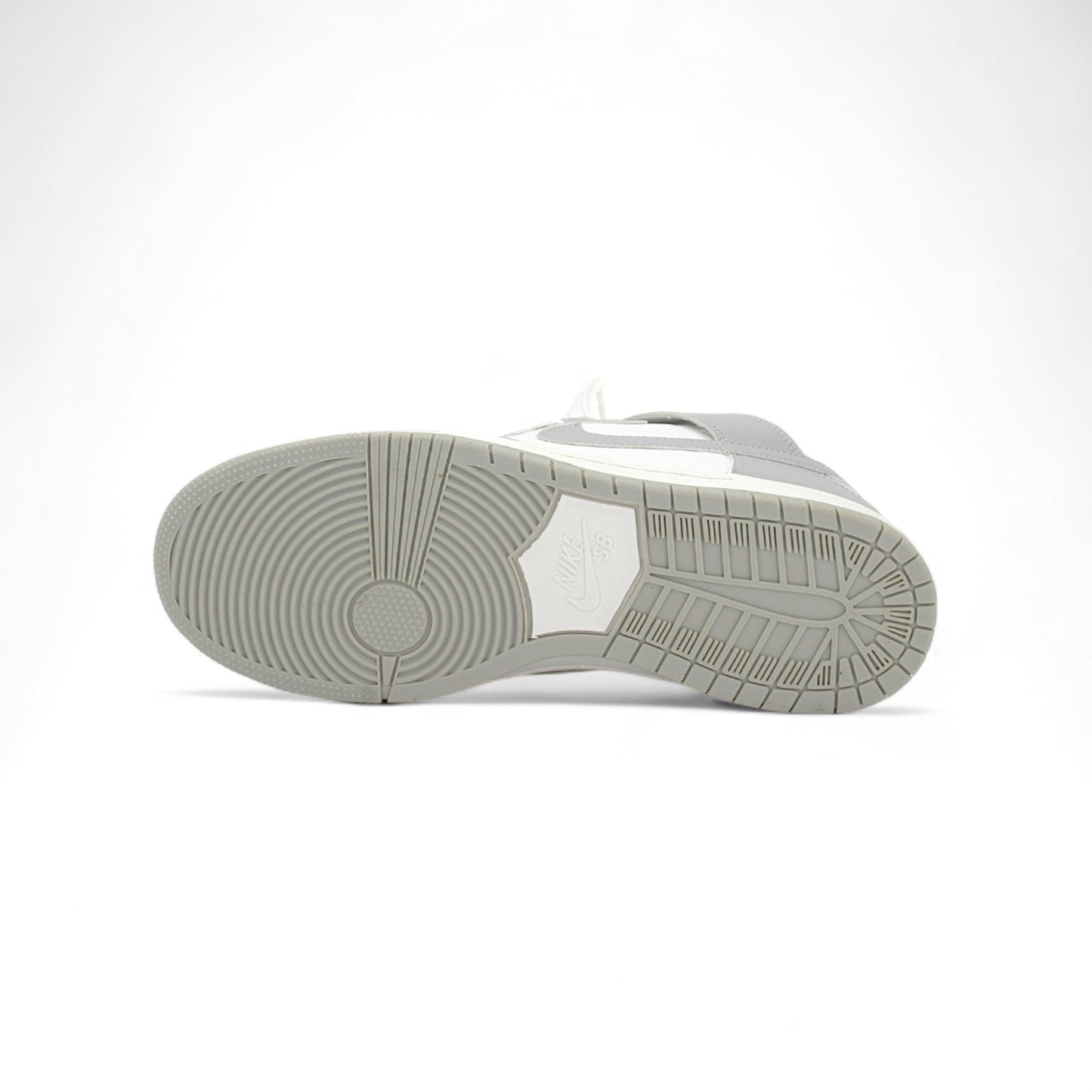 Nike Dunk High FUR – White/Grey Contrast Z