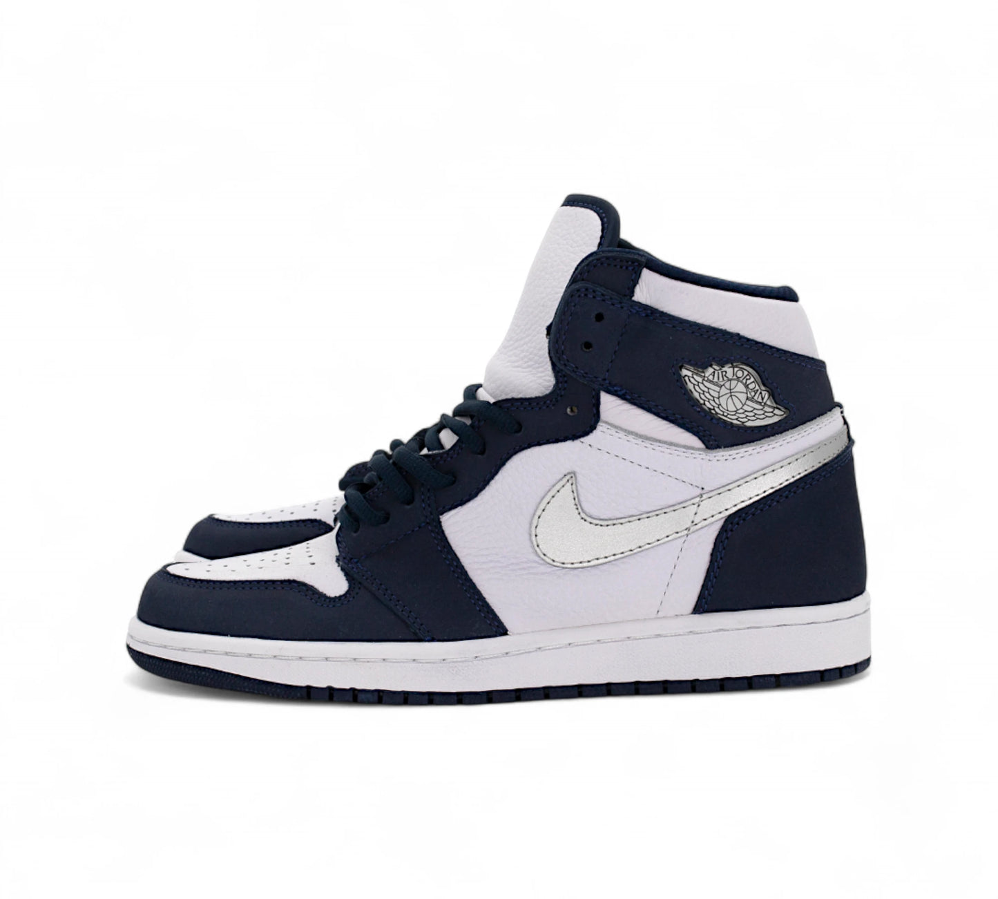 Air Jordan 1 Retro High OG “Dark-Blue/White/Silver – Skyline” Z
