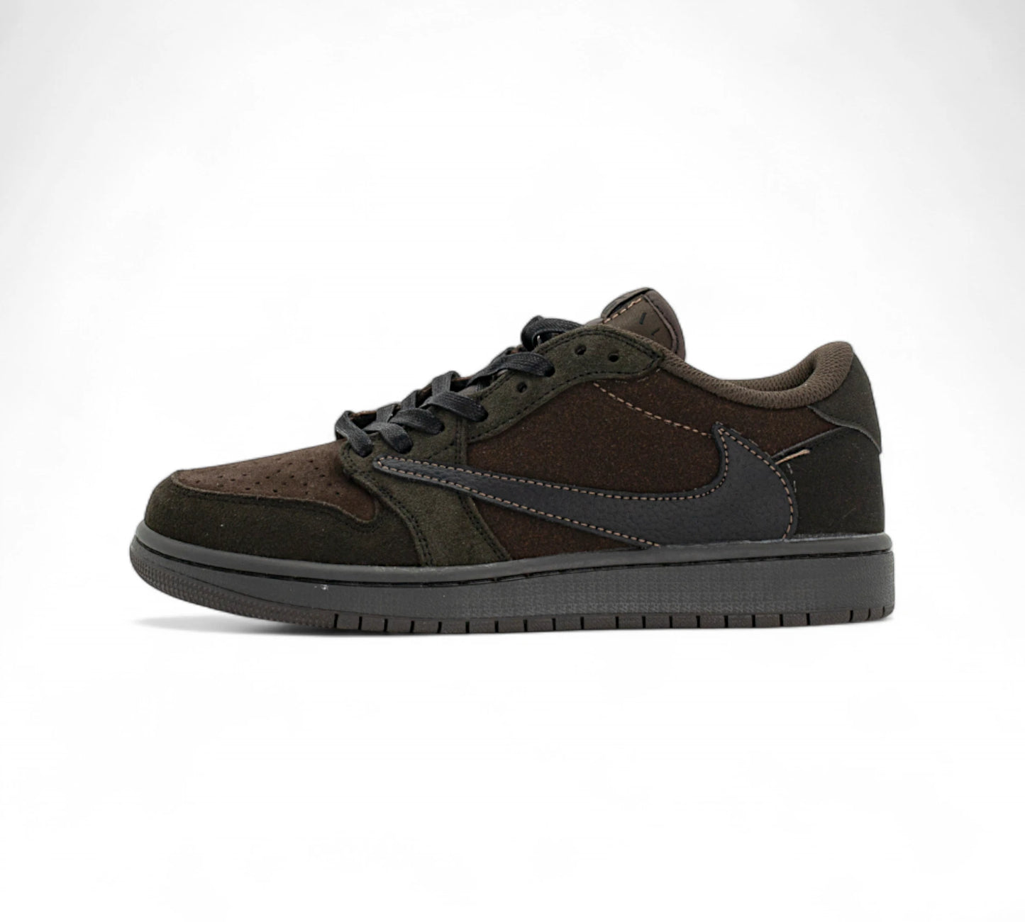 Nike Travis Scott Air Jordan 1 Low OG Velvet Brown — купить кроссовки Jordan в Алматы | GAMEOVERSHOP