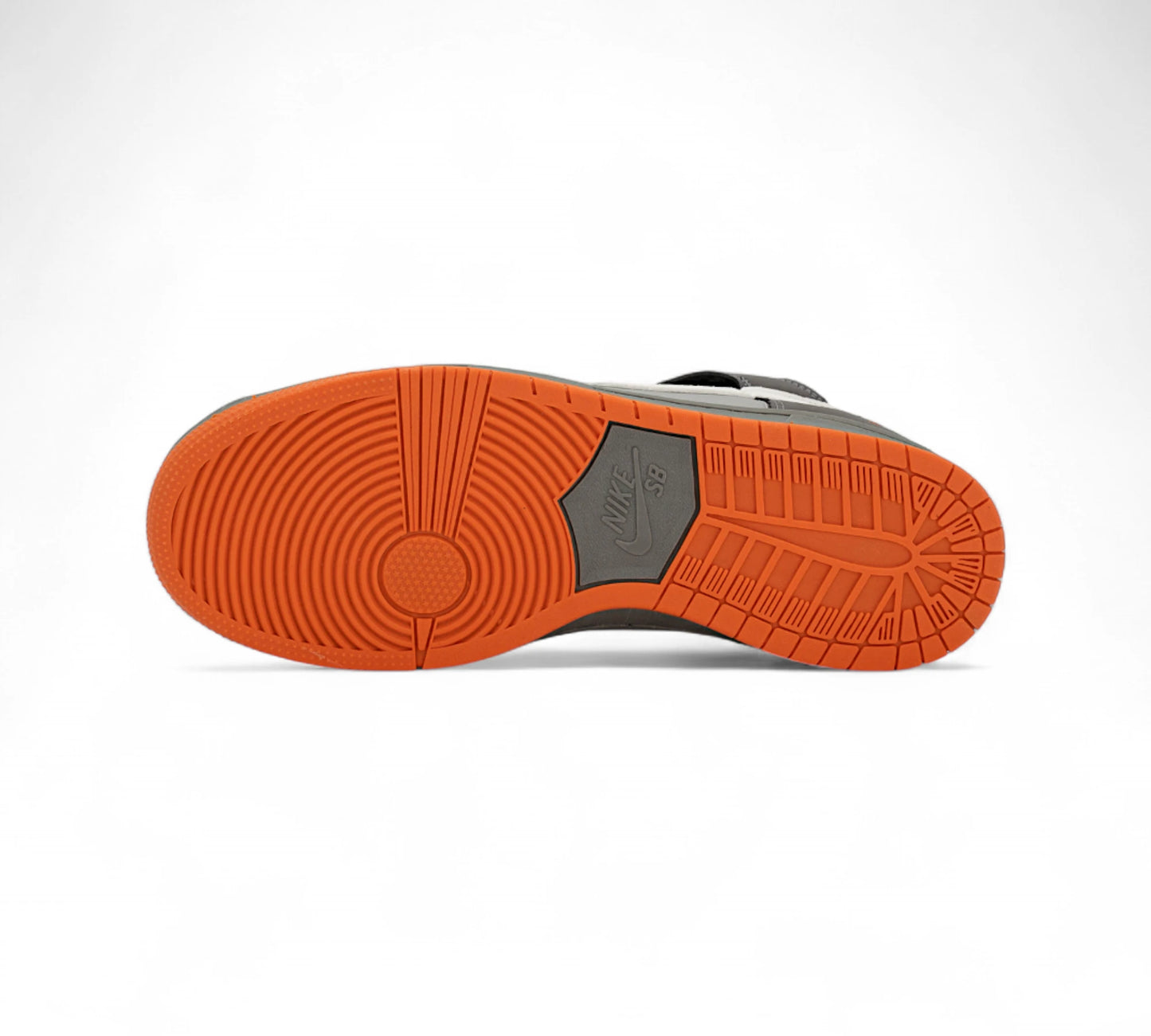 Nike SB Dunk High "Pigeon" – Grey/Orange FUR Z