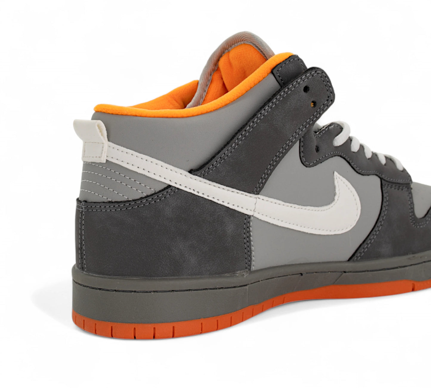 Nike SB Dunk High "Pigeon" – Grey/Orange FUR Z