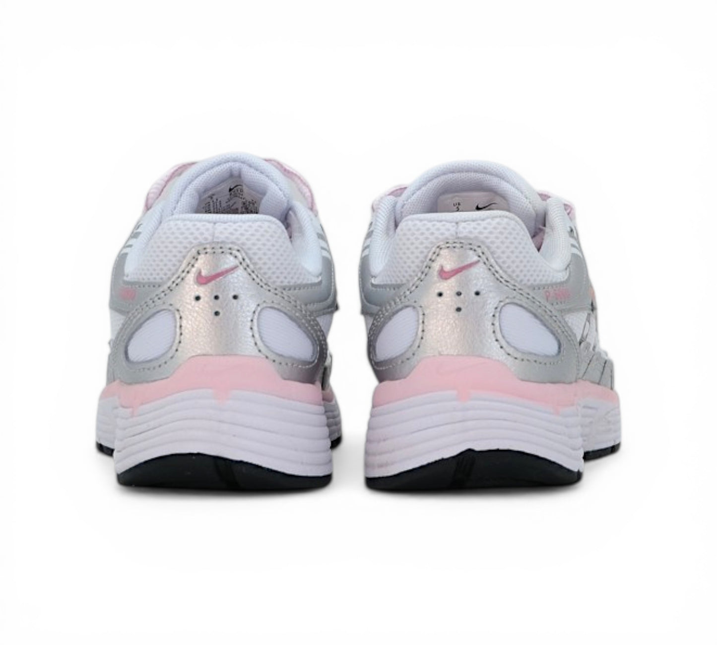 Кроссовки Nike P-6000 белые с розовым, вид сбоку