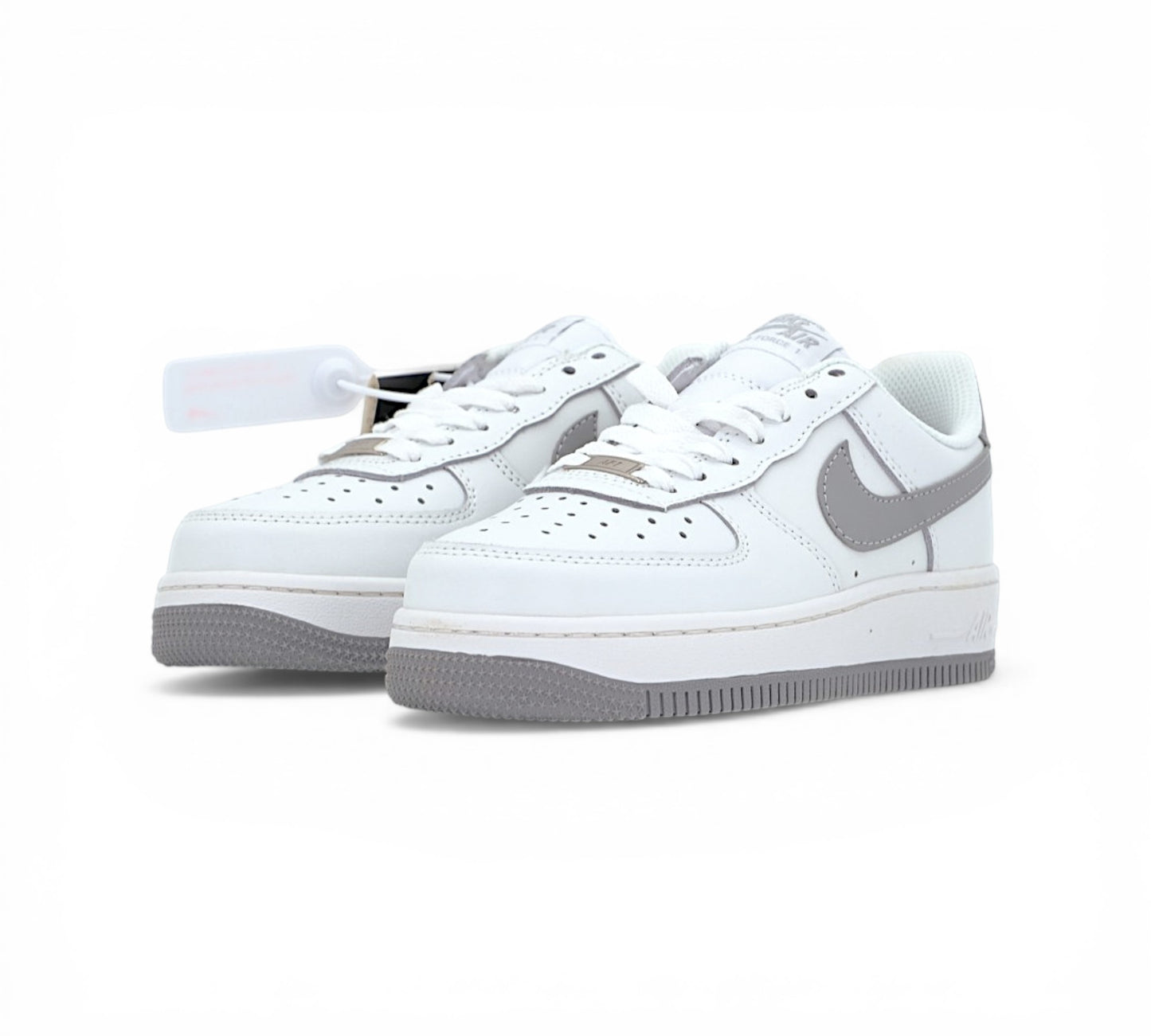 Nike Air Force 1 Low White Grey Swoosh K