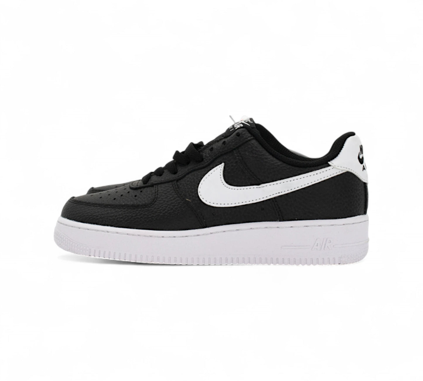 Nike Air Force 1 Low Black White Swoosh — купить кроссовки Nike в Алматы | GAMEOVERSHOP