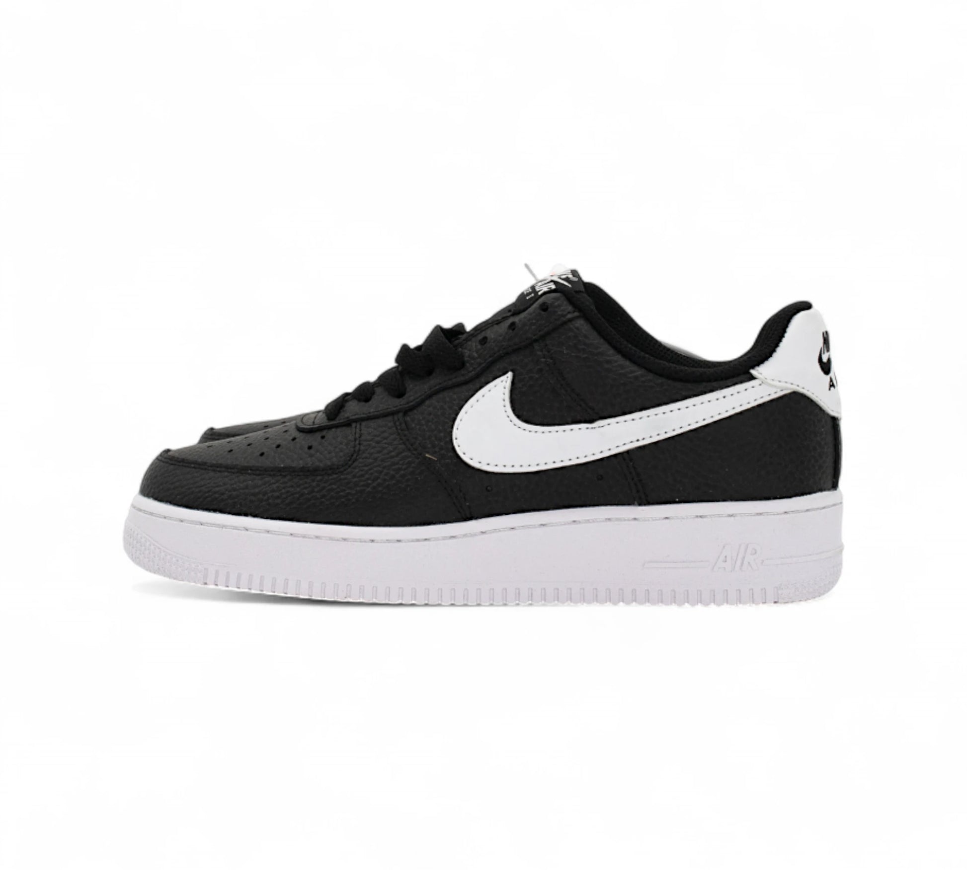 Nike Air Force 1 Low Black White Swoosh — купить кроссовки Nike в Алматы | GAMEOVERSHOP
