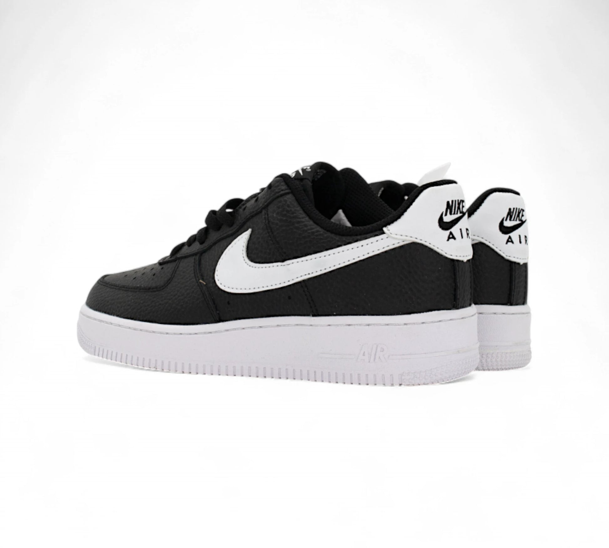Nike Air Force 1 Low Black White Swoosh — купить кроссовки Nike в Алматы фото 3 | GAMEOVERSHOP