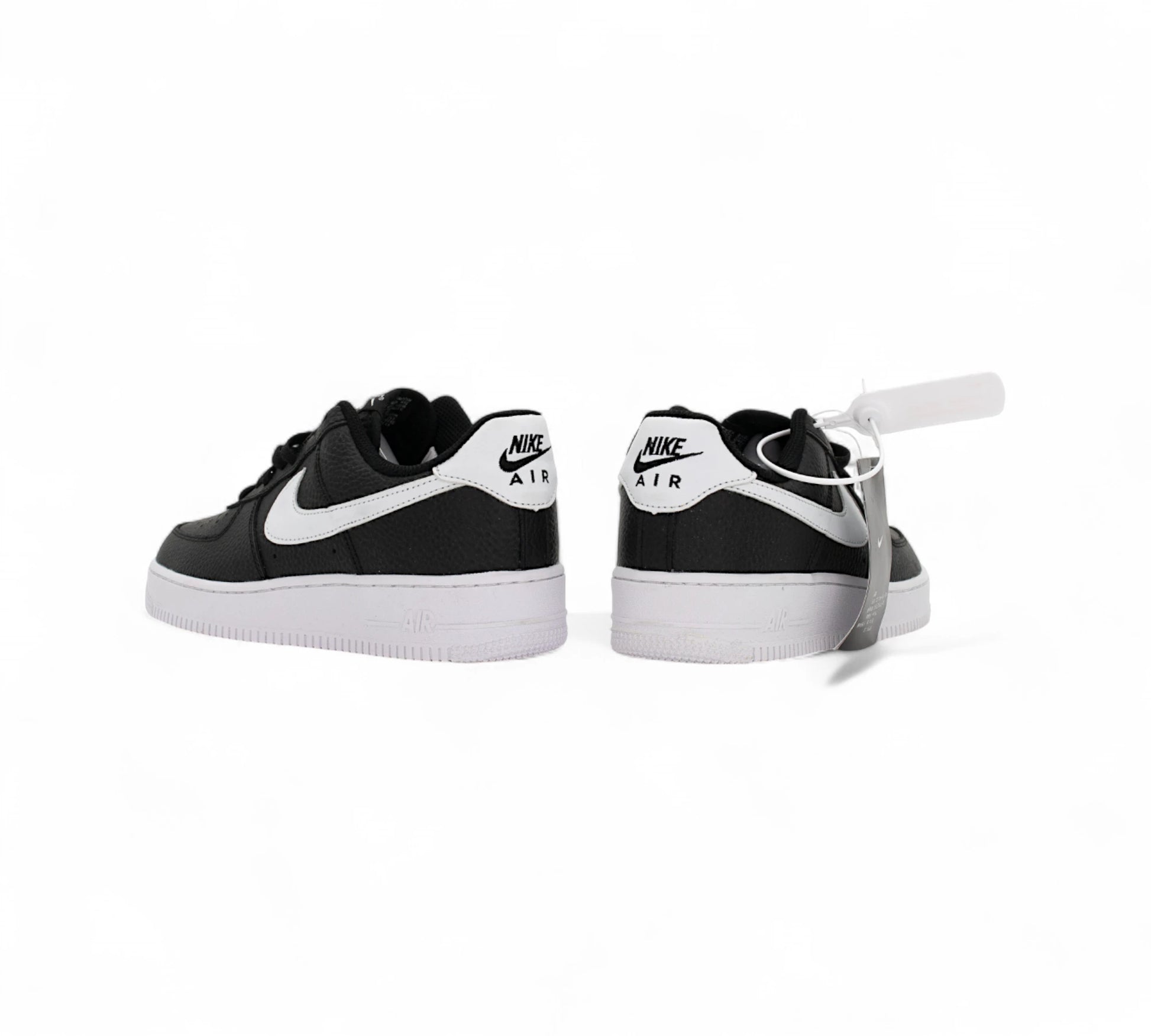 Nike Air Force 1 Low Black White Swoosh — купить кроссовки Nike в Алматы фото 4 | GAMEOVERSHOP