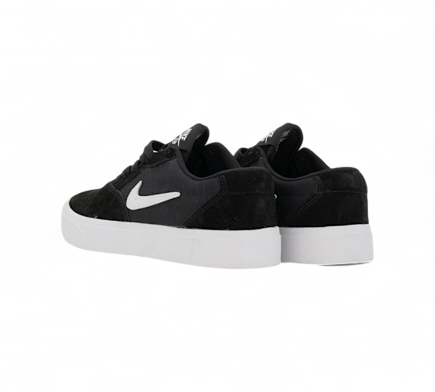 Nike Sb Charge Suede Black White K