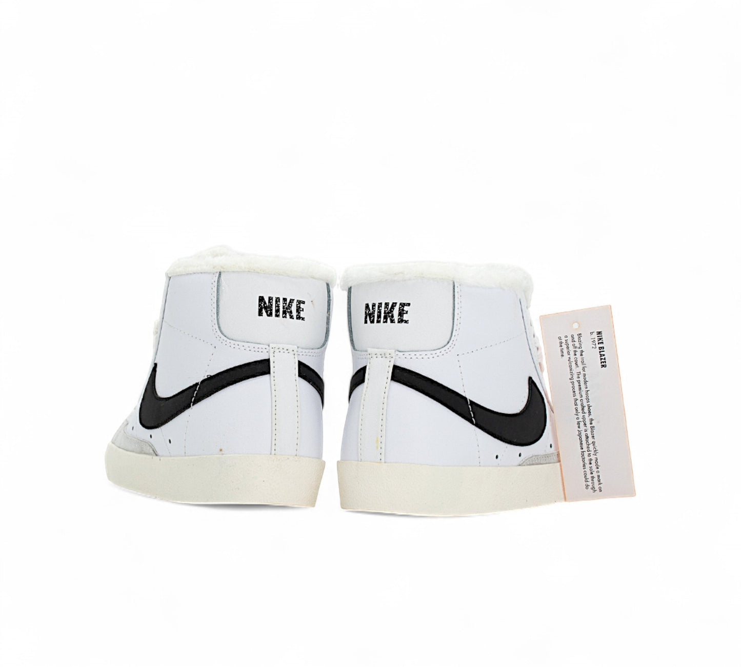 Nike Blazer Mid 77 Vintage White Black Fur K