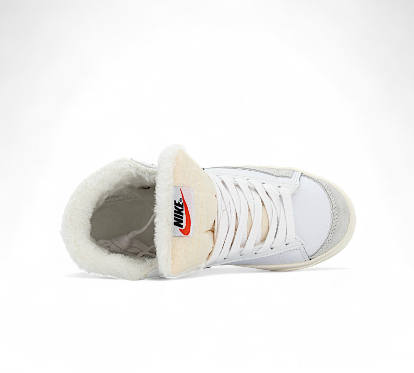 Nike Blazer Mid 77 Vintage White Black Fur K