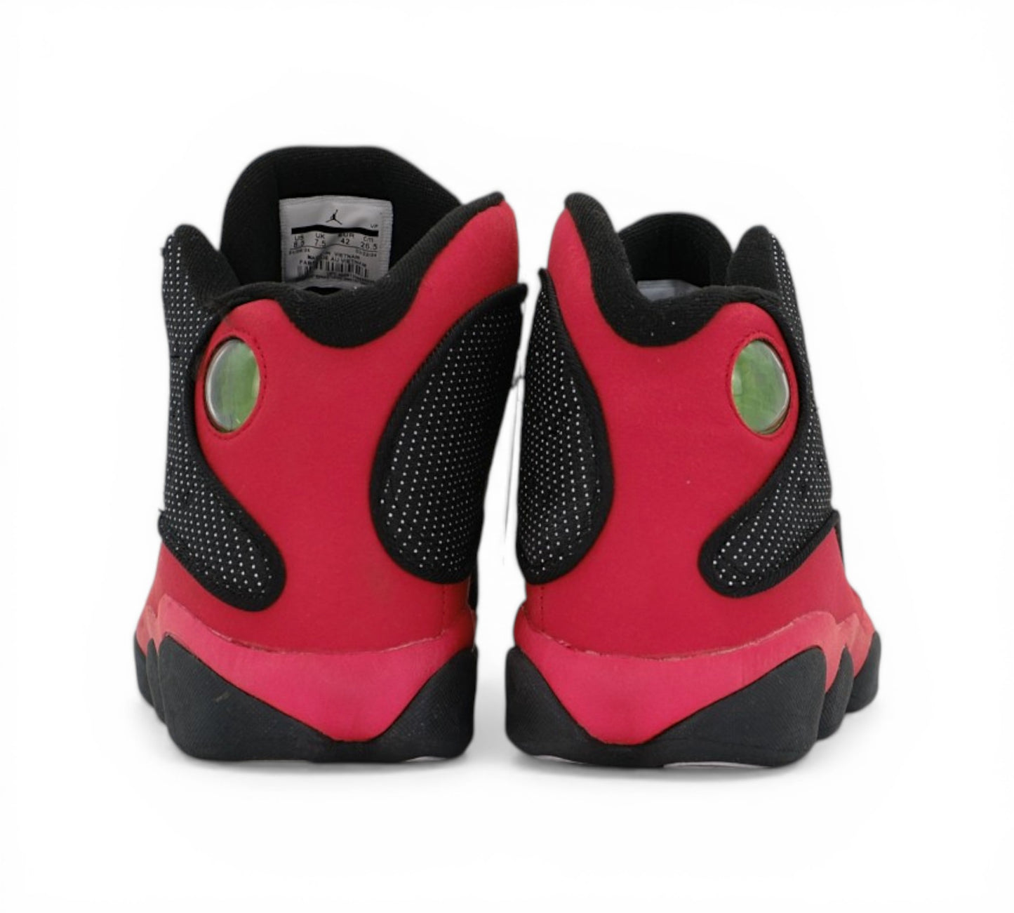 Кроссовки Nike Air Jordan 13, чёрно-красные, вид сбоку