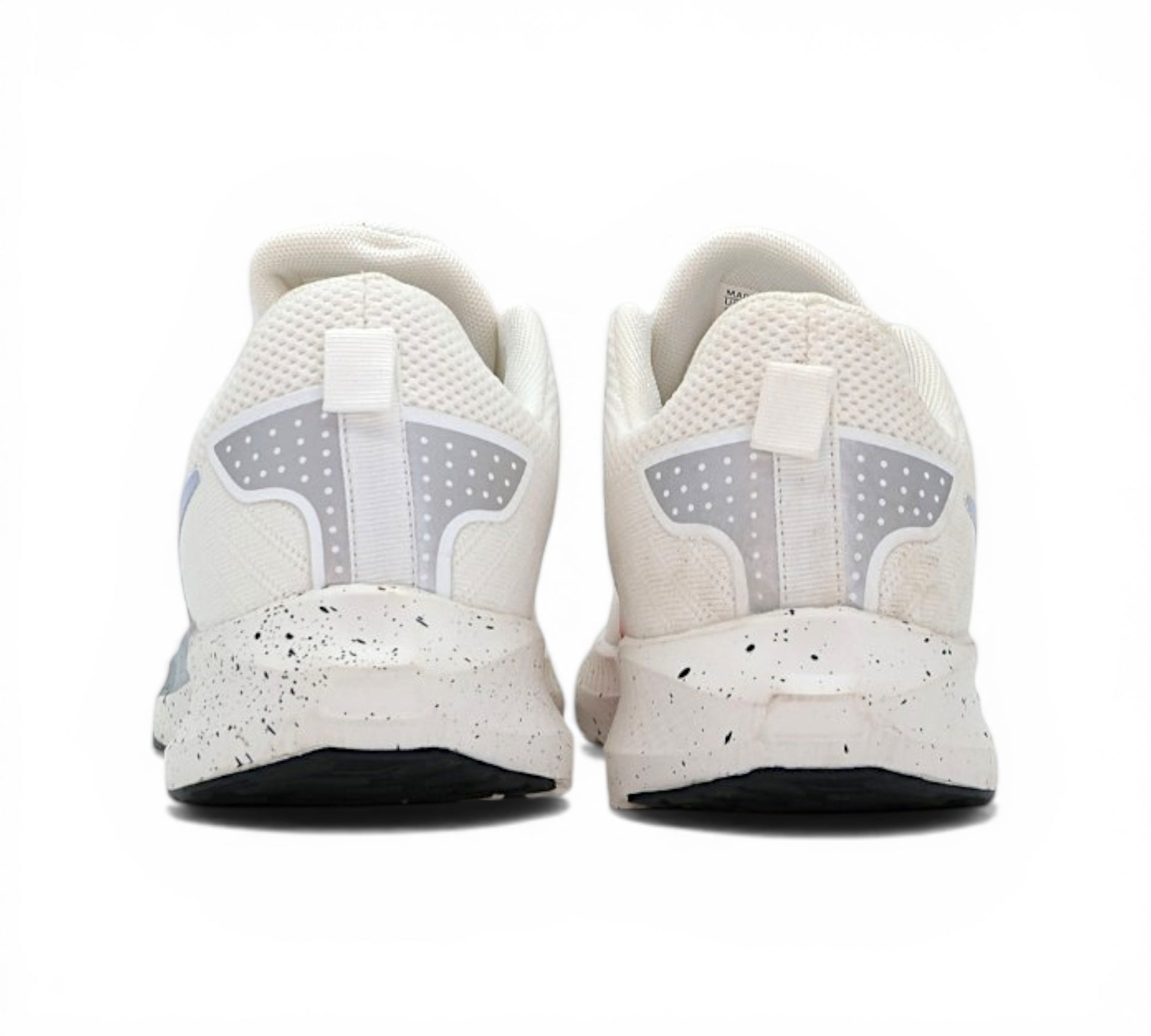 Кроссовки Nike Zoom Pegasus 40, белые с красным, вид сбоку