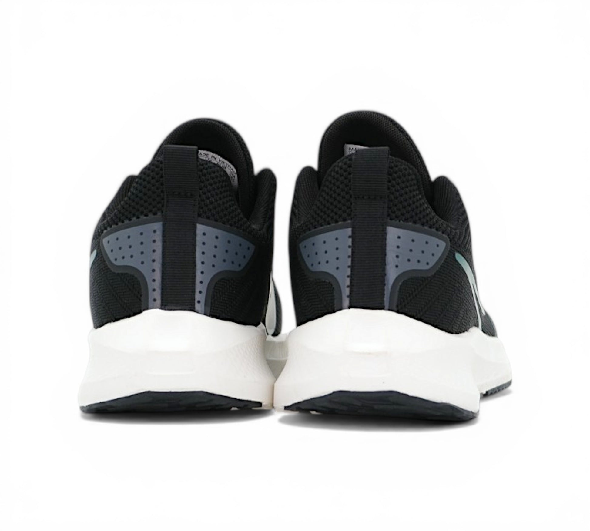 Кроссовки Nike Zoom Pegasus чёрные с зелёным, вид сбоку