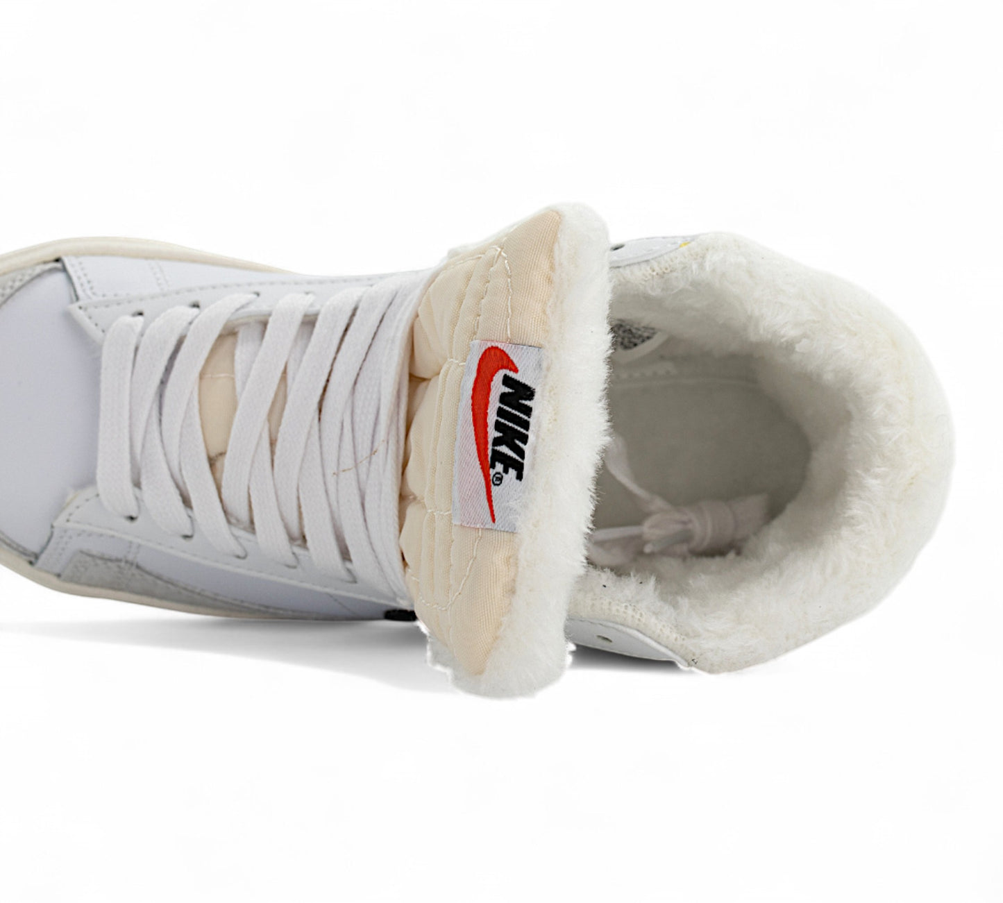 Nike Blazer Mid 77 Vintage White Black Fur K