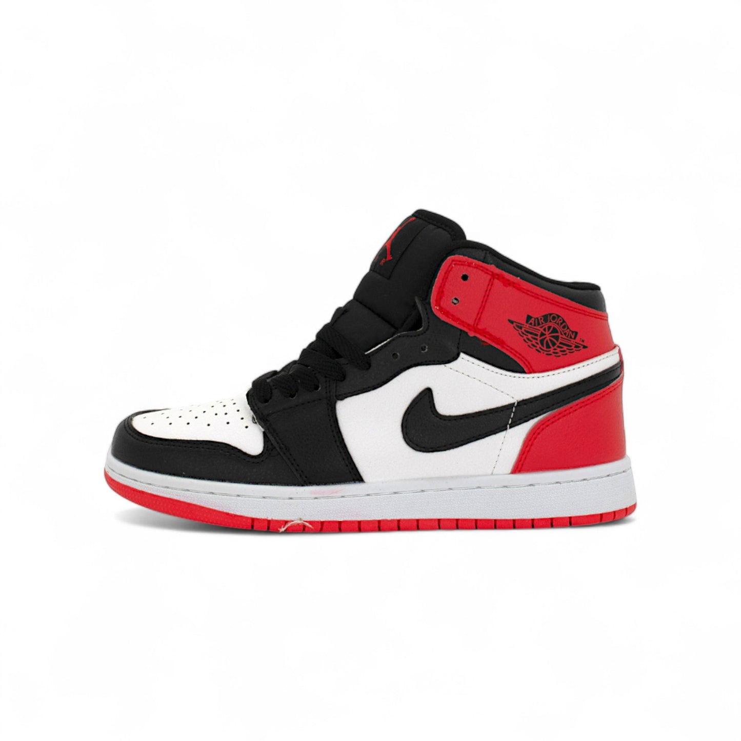 Air Jordan 1 Mid "Black/White/Red" — купить кроссовки Jordan в Алматы | GAMEOVERSHOP