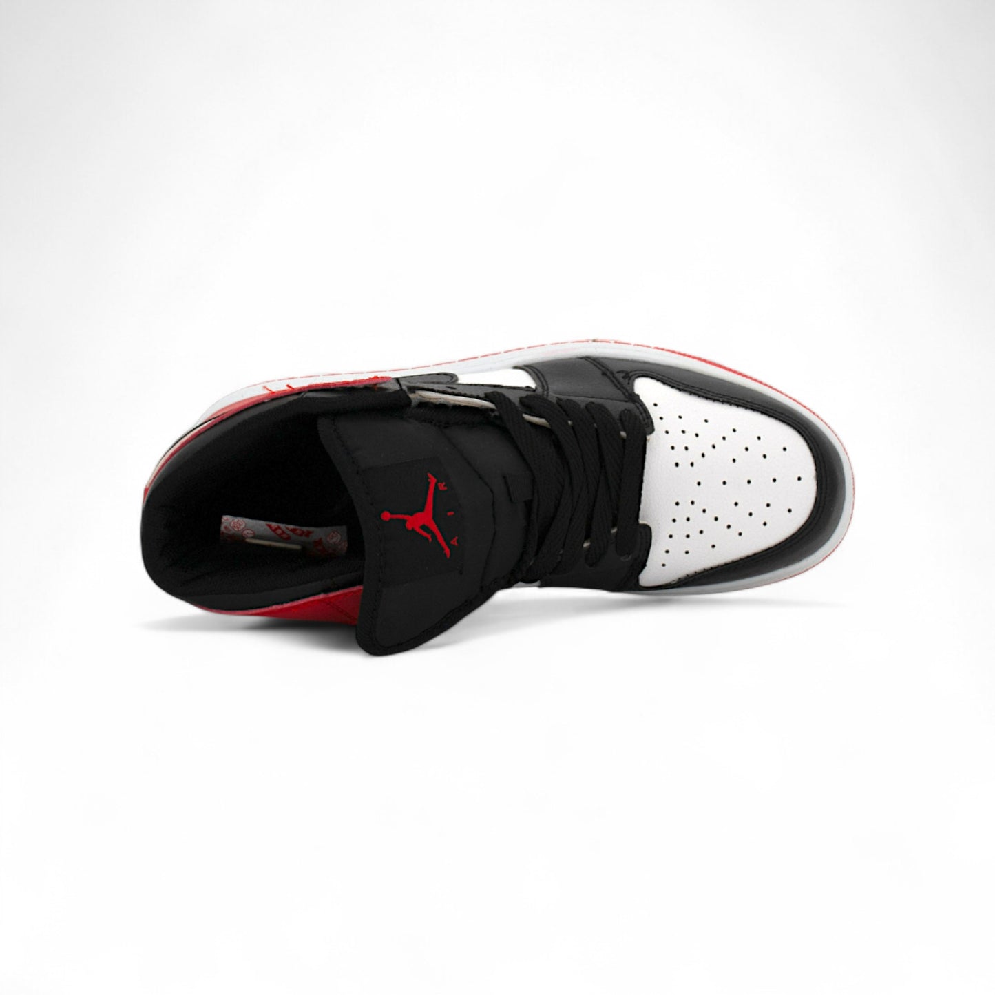 Air Jordan 1 Mid "Black/White/Red" — купить кроссовки Jordan в Алматы фото 7 | GAMEOVERSHOP