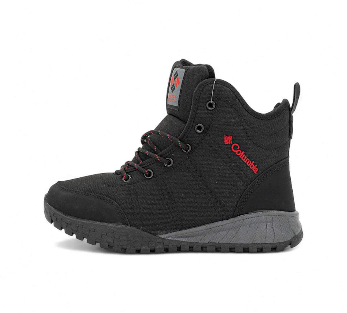 Columbia Winter High Black Red — купить кроссовки Columbia в Алматы | GAMEOVERSHOP