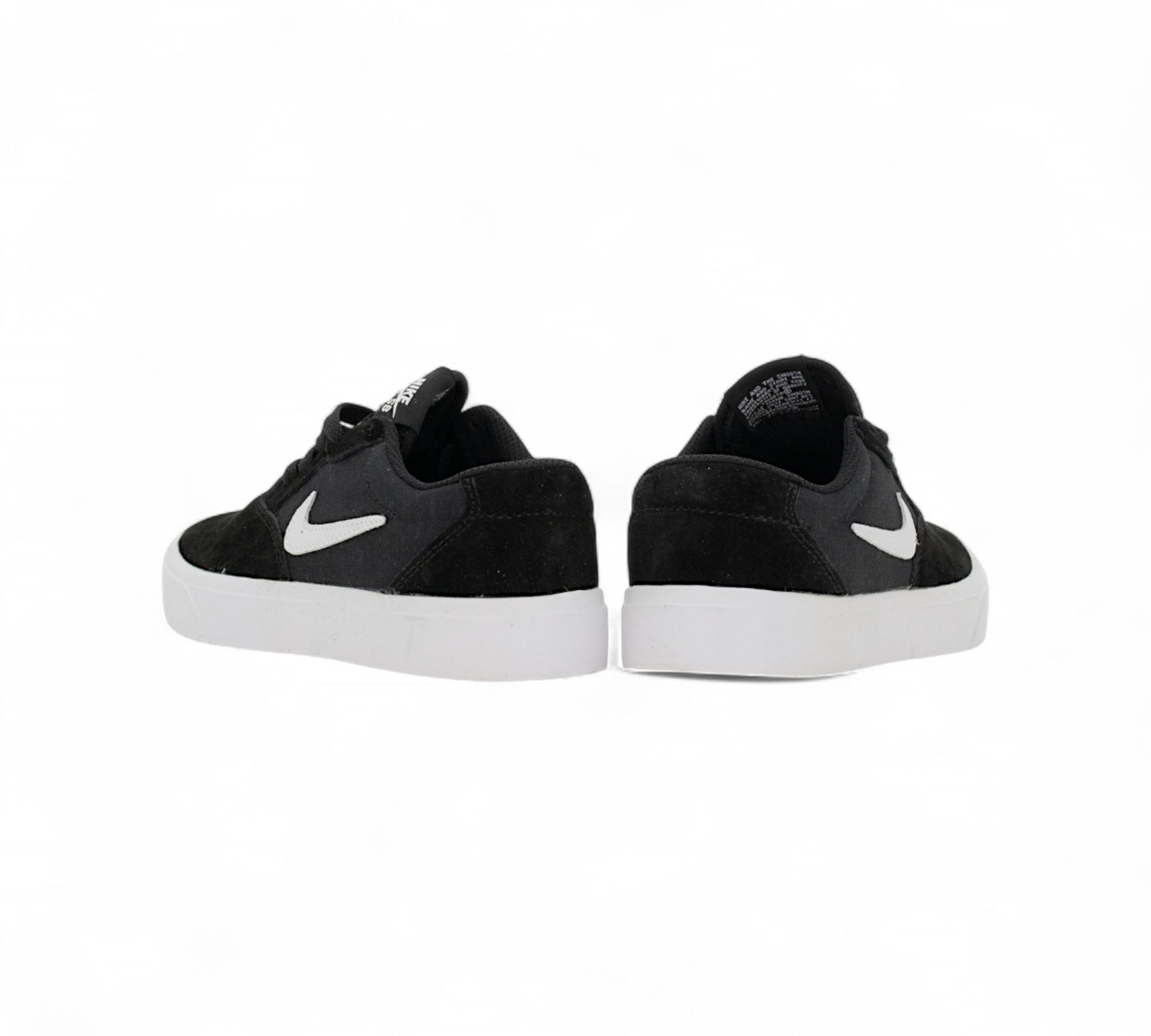 Nike Sb Charge Suede Black White K