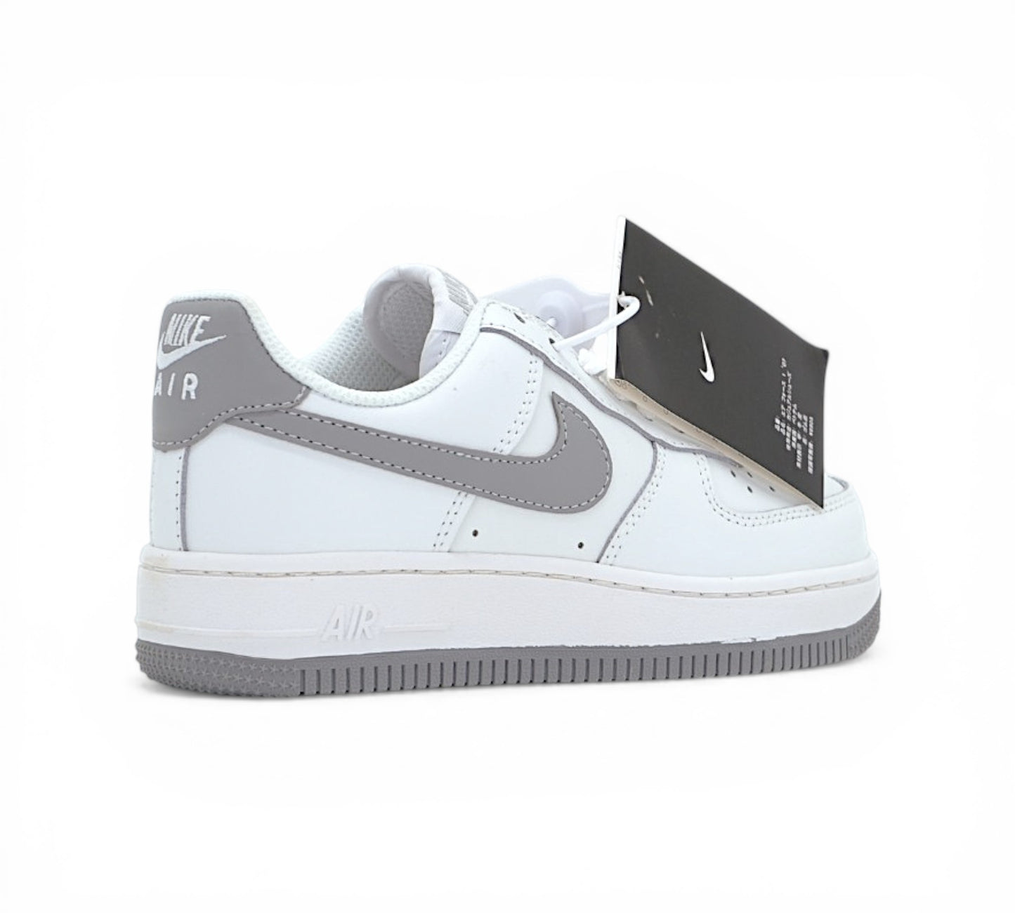 Nike Air Force 1 Low White Grey Swoosh K