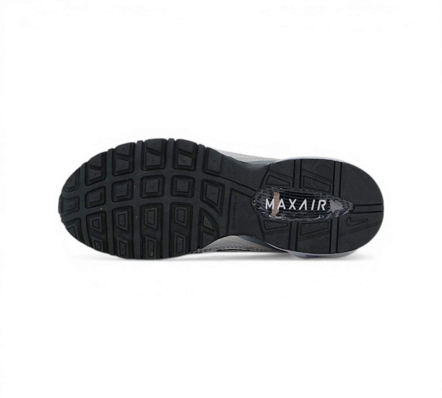 Кроссовки Nike Air Max Torch 4, серебристые, вид сбоку