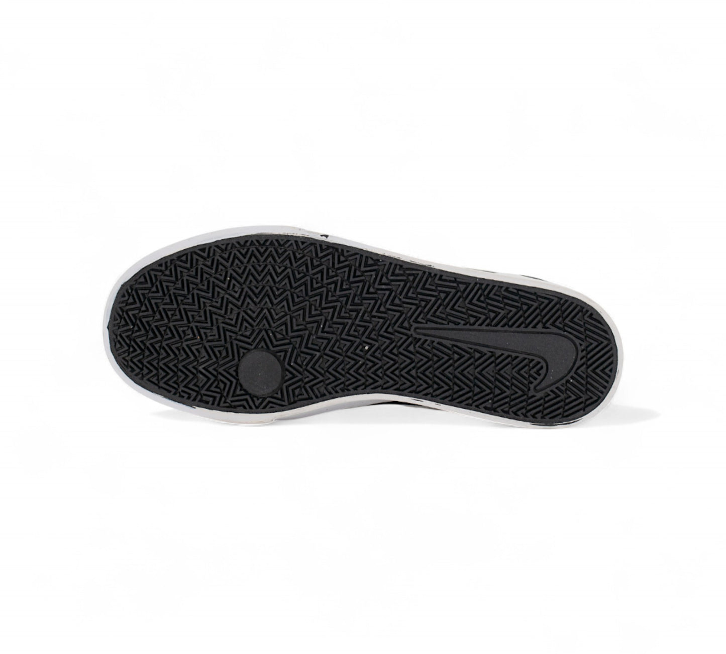 Nike Sb Charge Suede Black White K