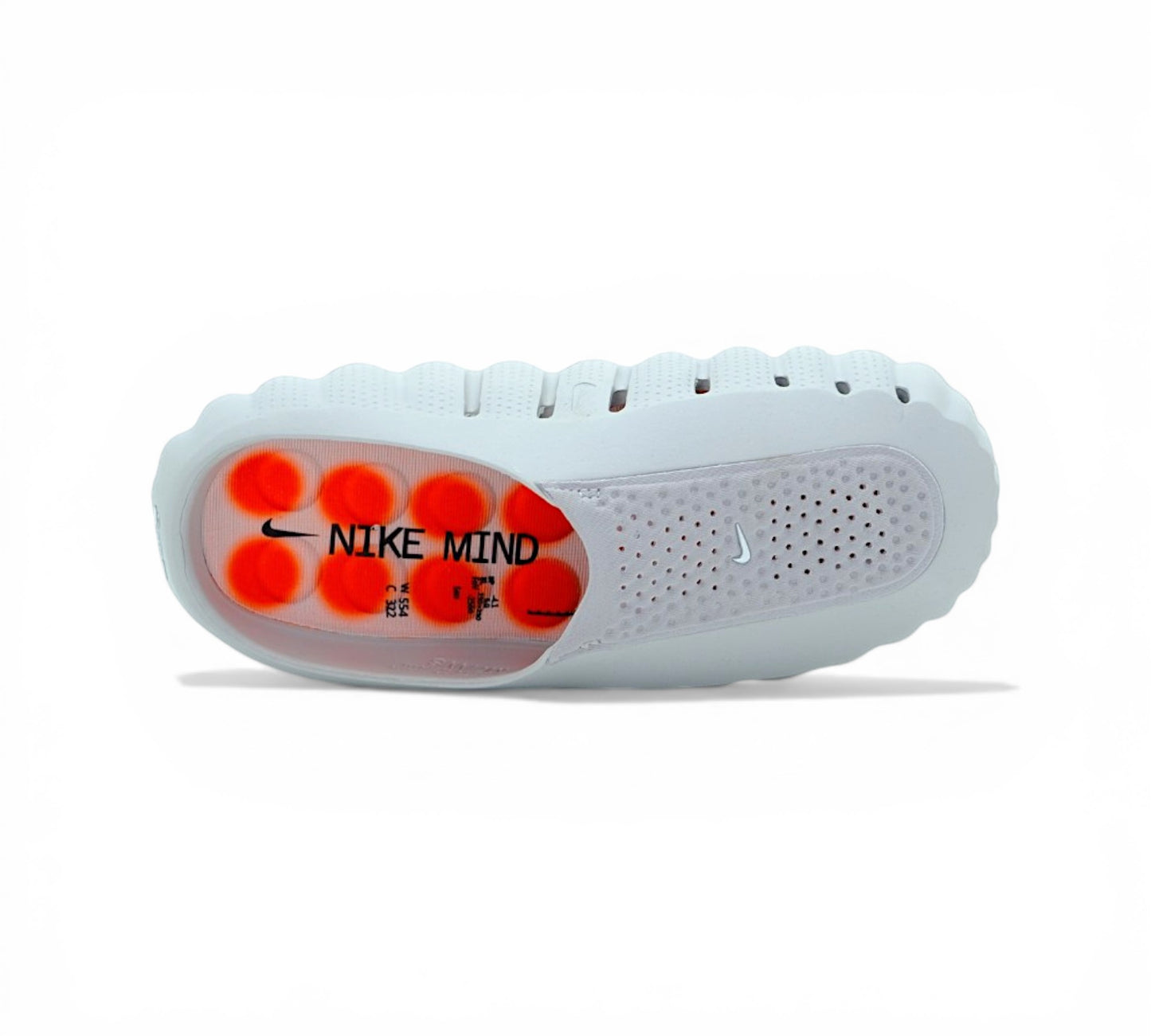 Мюли Nike Calm серые, вид сбоку