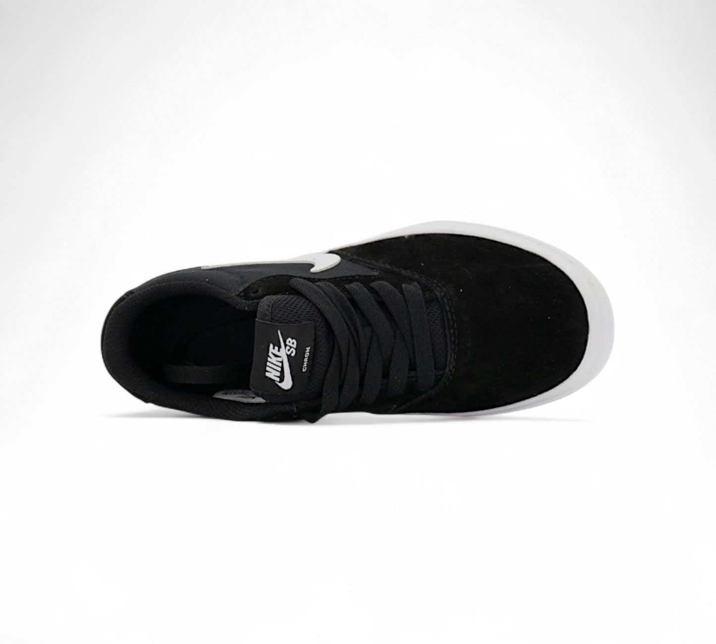 Nike Sb Charge Suede Black White K