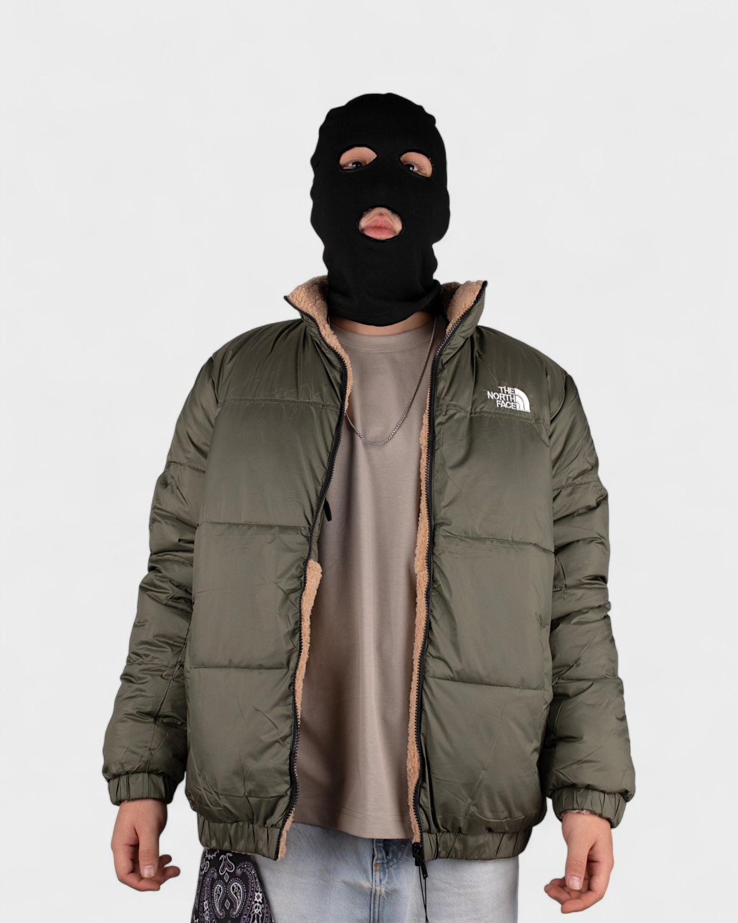 Куртка TNF 99-1 Green M (двyxcтopoнняя)